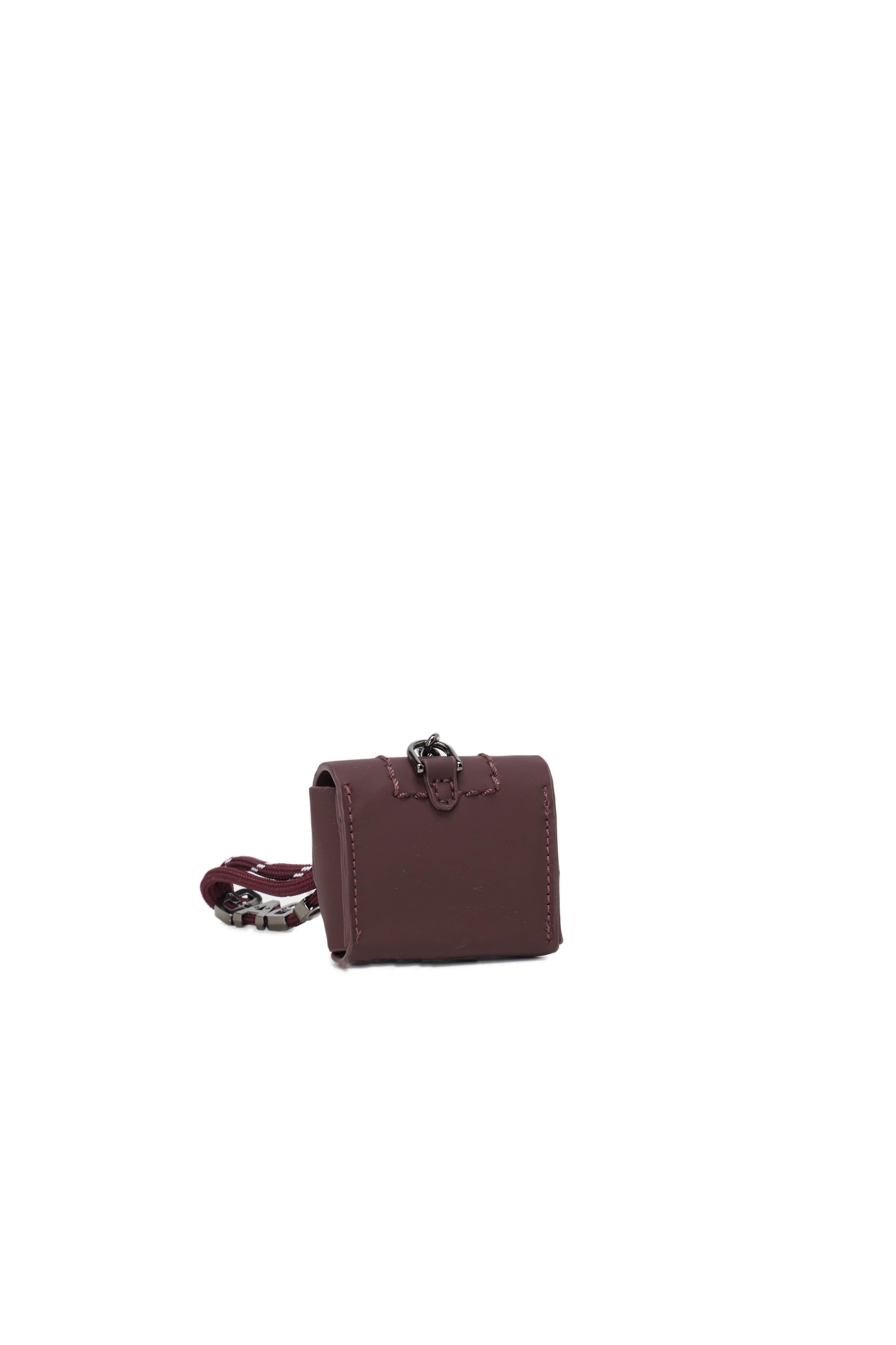 Accessoire Charms Pods Avec Mousqueton O Bag Crocus Tissu Gommé Bordeaux