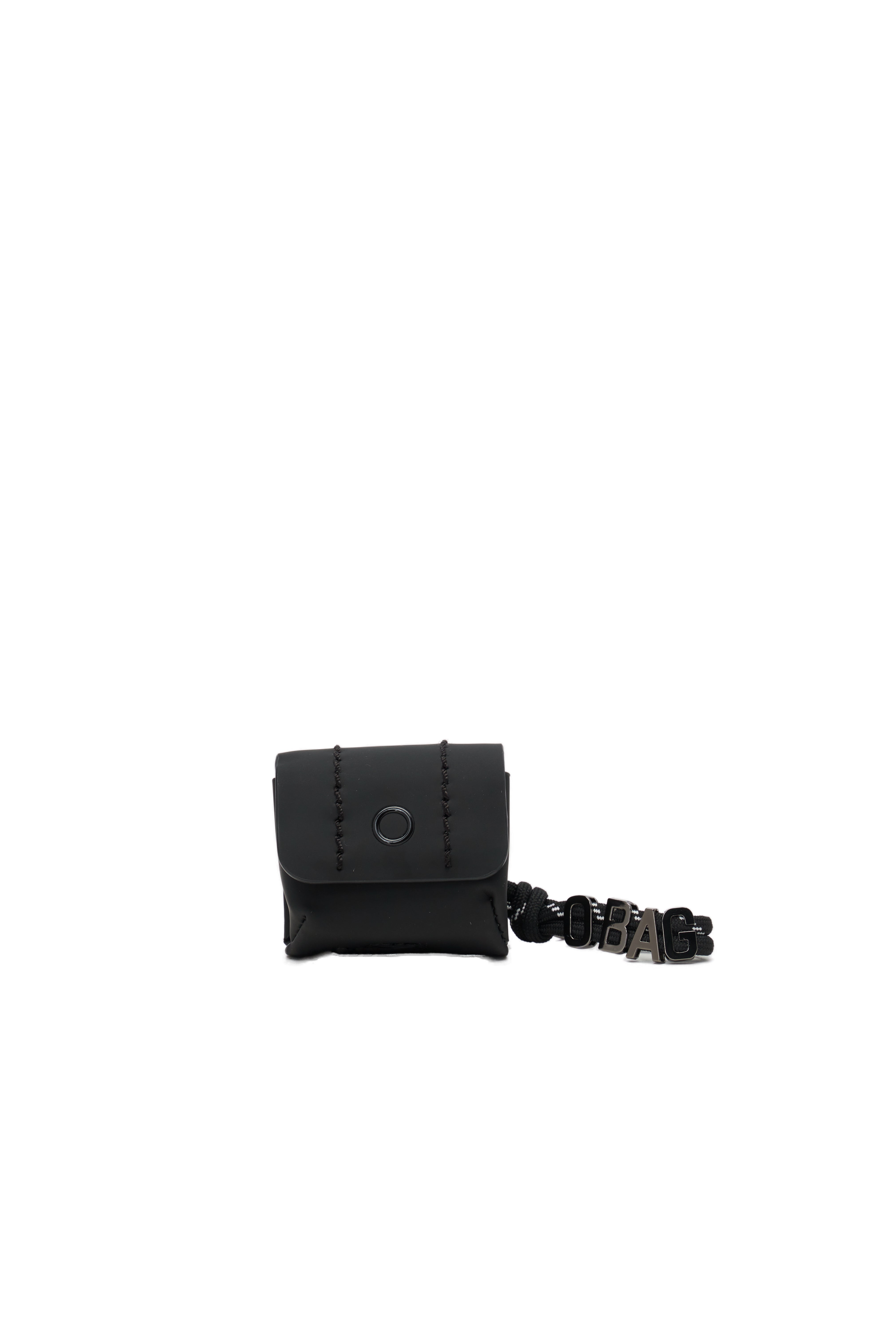Accessoire Charms Pods Avec Mousqueton O Bag Crocus Tissu Gommé Noir