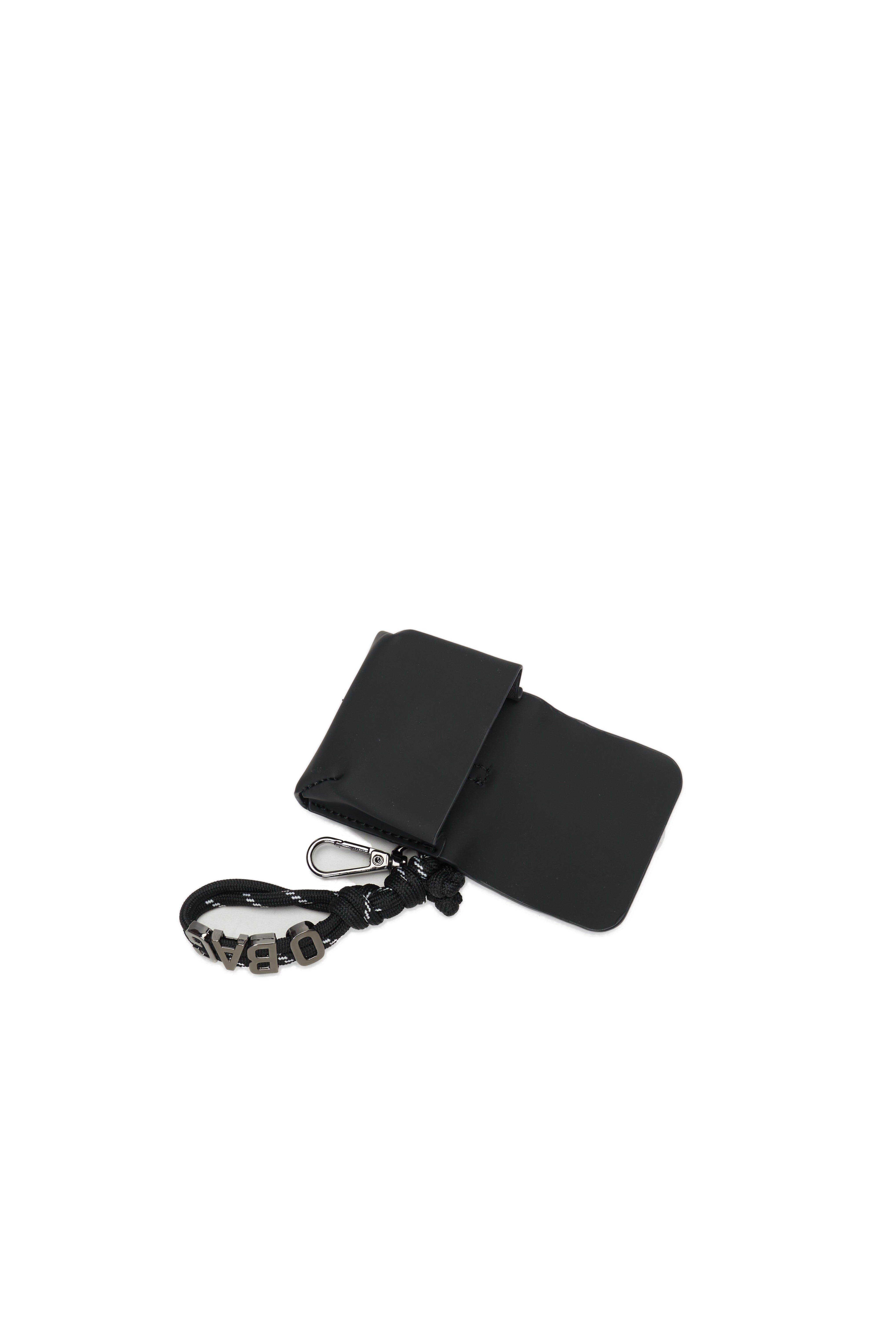 Accessoire Charms Pods Avec Mousqueton O Bag Crocus Tissu Gommé Noir