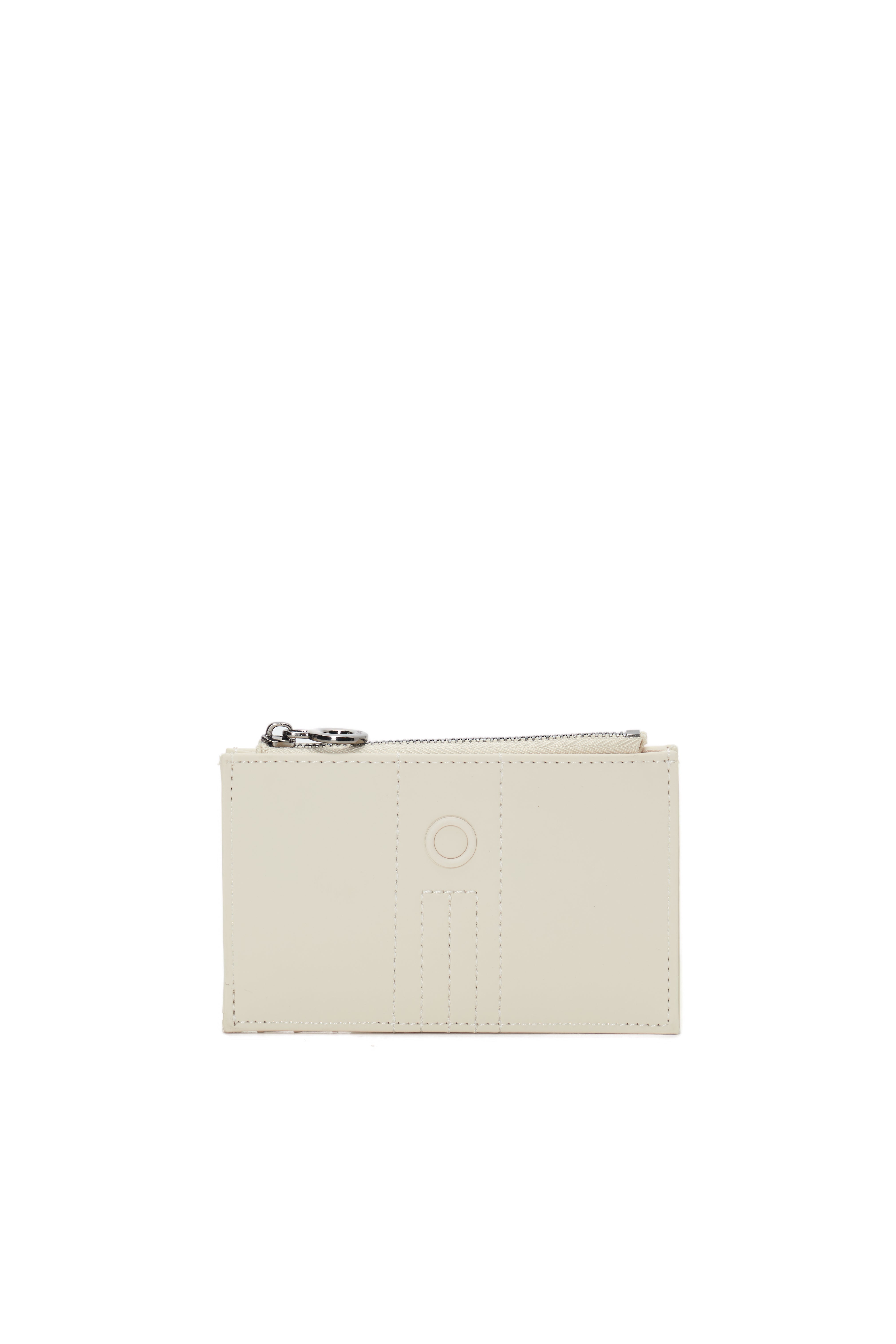 Accessoire Porte-Cartes Zippé O Bag Anemone Tissu Gommé Beurre