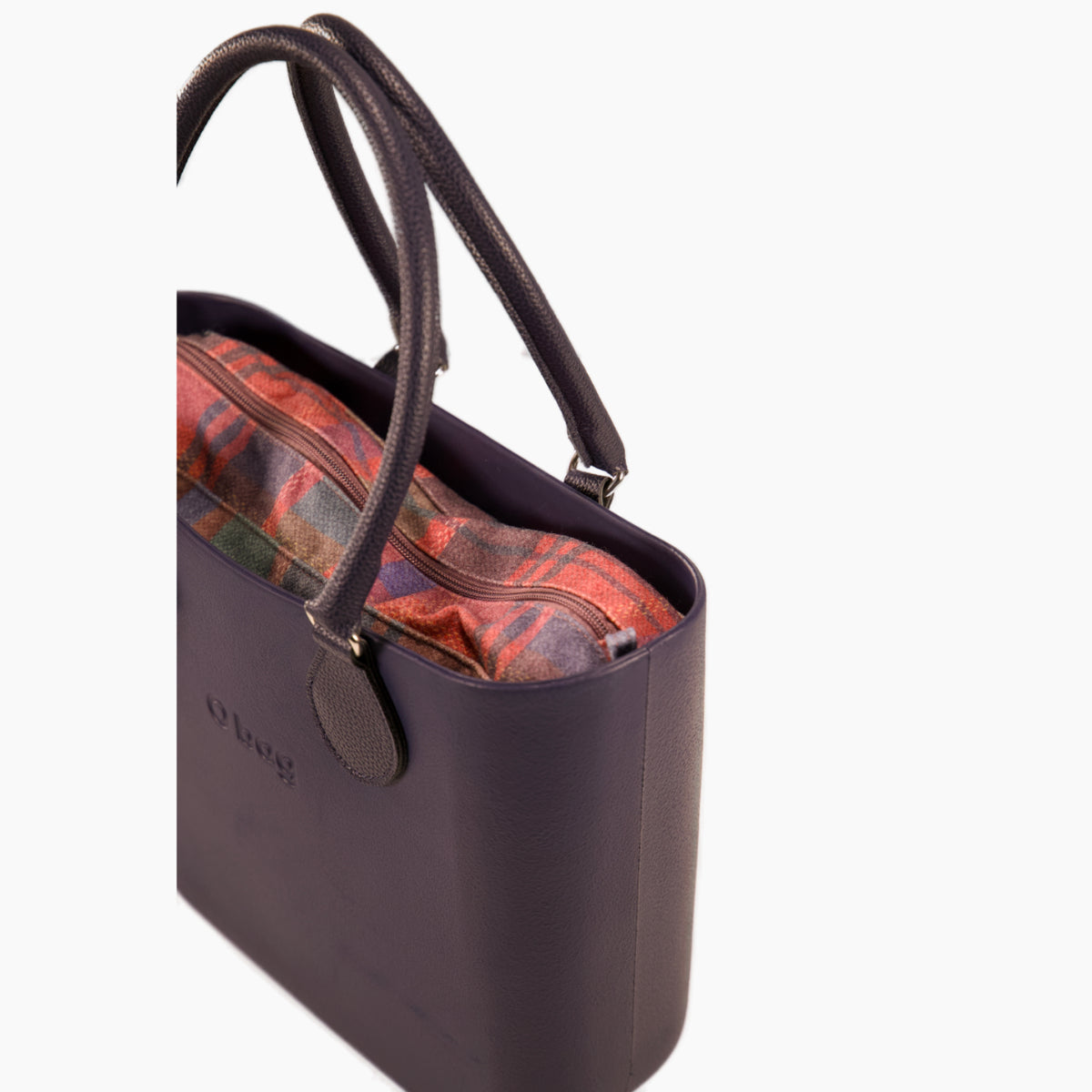 O Bag Mini Completo con Asa Midi y Bolsa Interior de Tejido Caledonia
