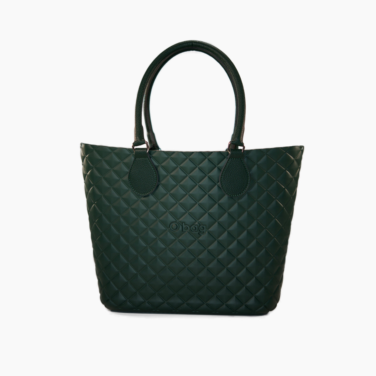 O Bag Urban Midi Complet avec Anse Midi et Pochette Intérieure en Tissu Wild Berries Vert