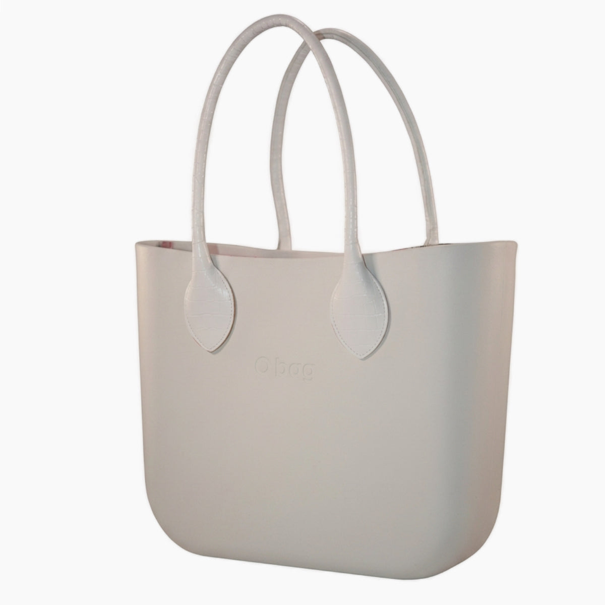 Komplette O Bag mit Langer Herzhenkel und Innentasche aus Passiflora-Stoff