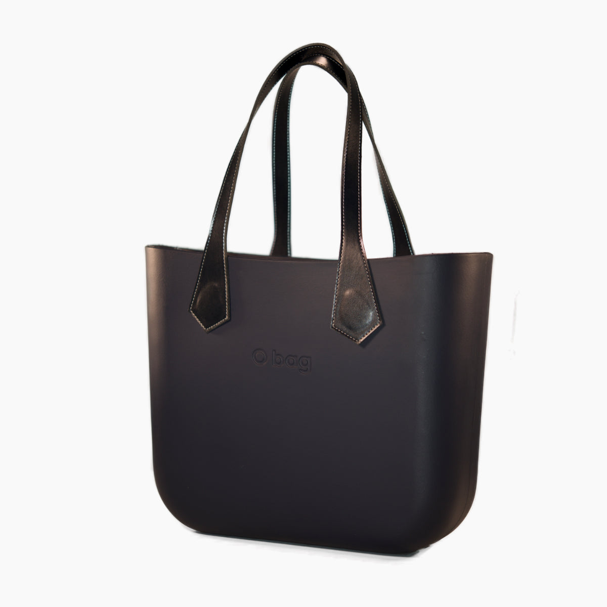 Komplette O Bag mit Langer Spitzhenkel und Innentasche aus Notturno-Stoff