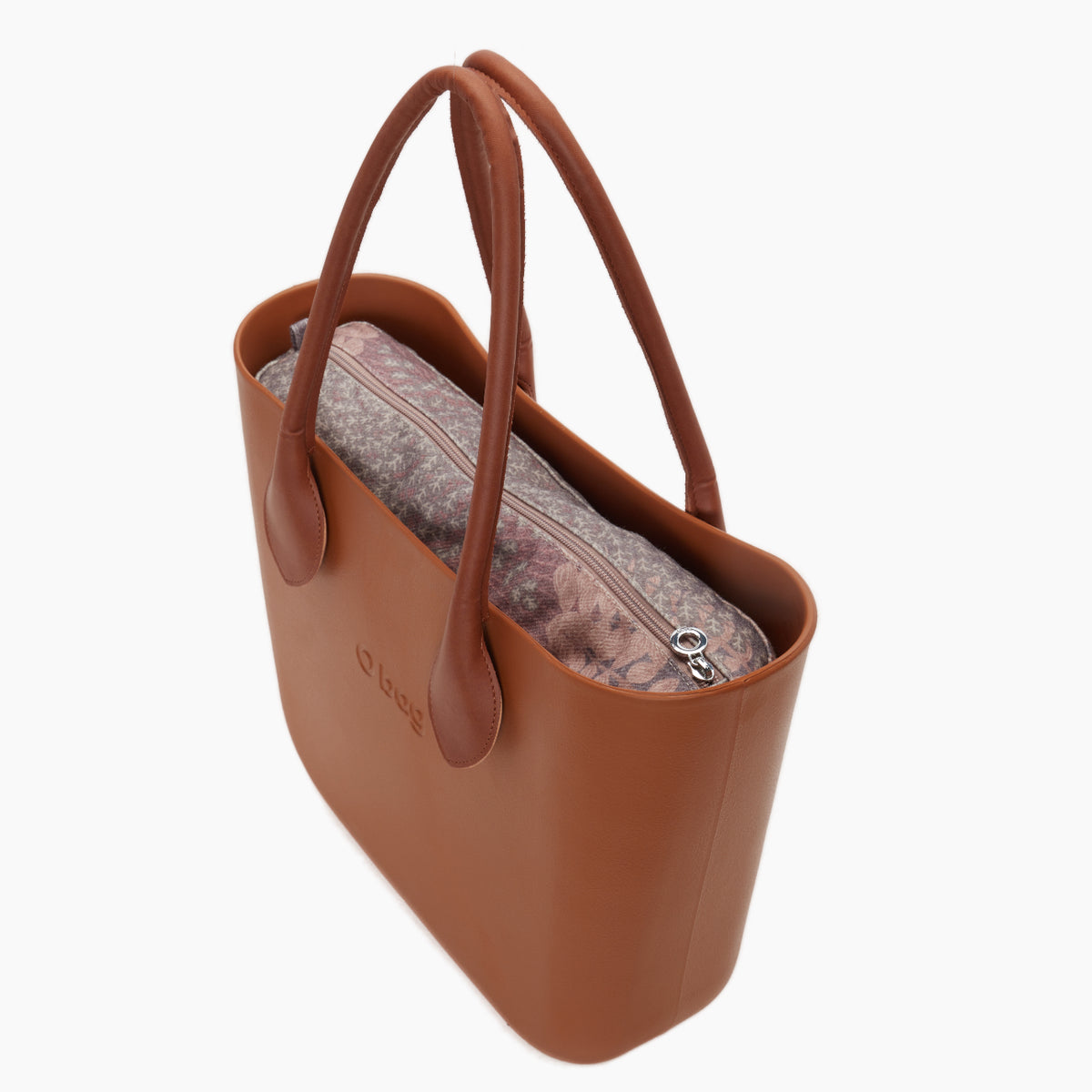 Borsa Composta O Bag Manico Lungo A Cuore E Sacca Tessuto Bouquet D'Autunno Brioche
