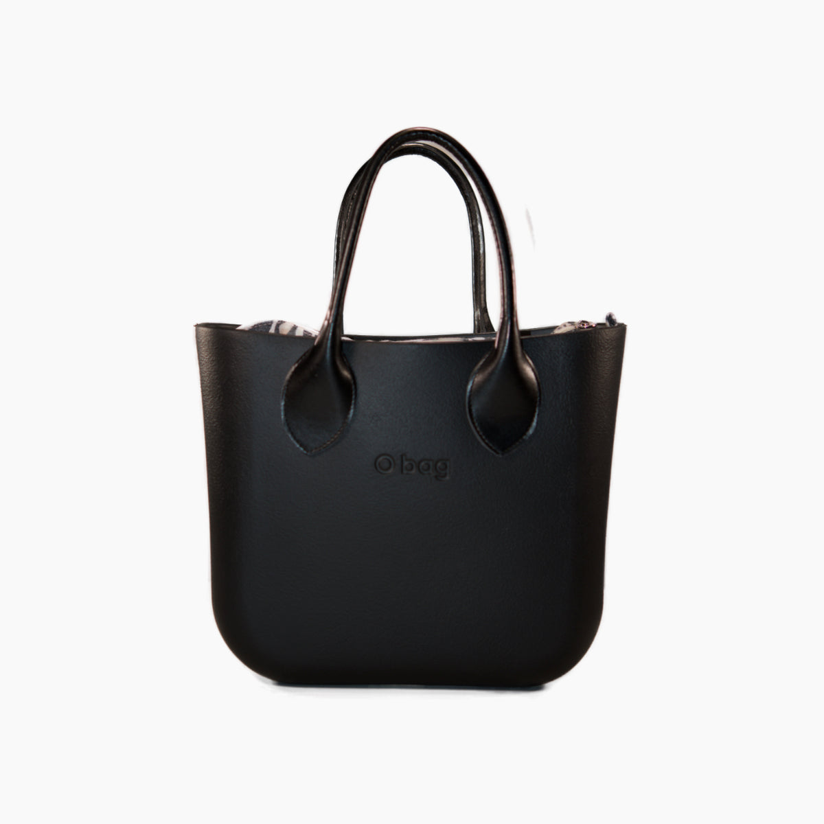Borsa Composta O Bag Mini Manico Corto A Cuore E Sacca Tessuto Zebrato Urban