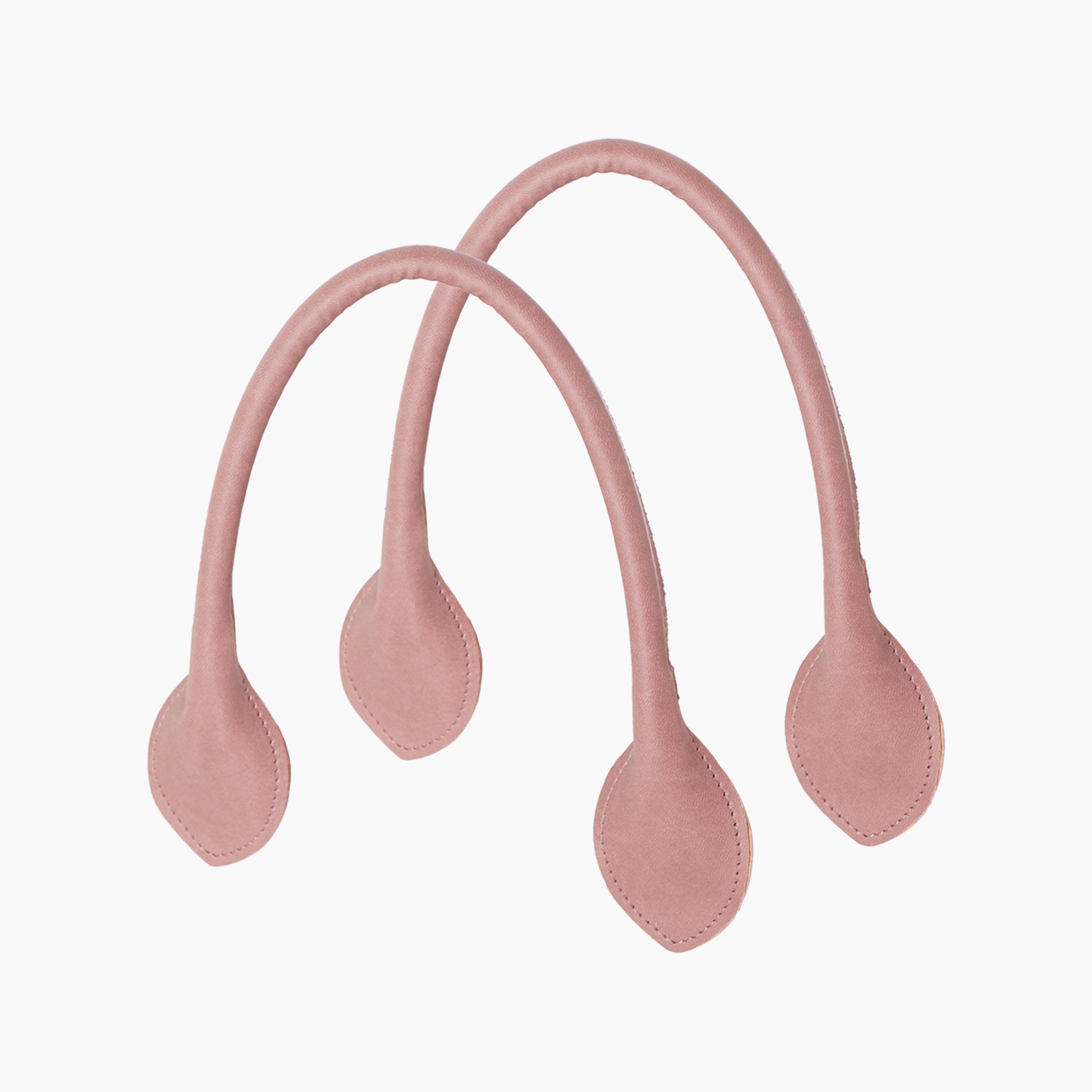 Kurzer Henkel In Herzform Synthetikgewebe Texture Blush