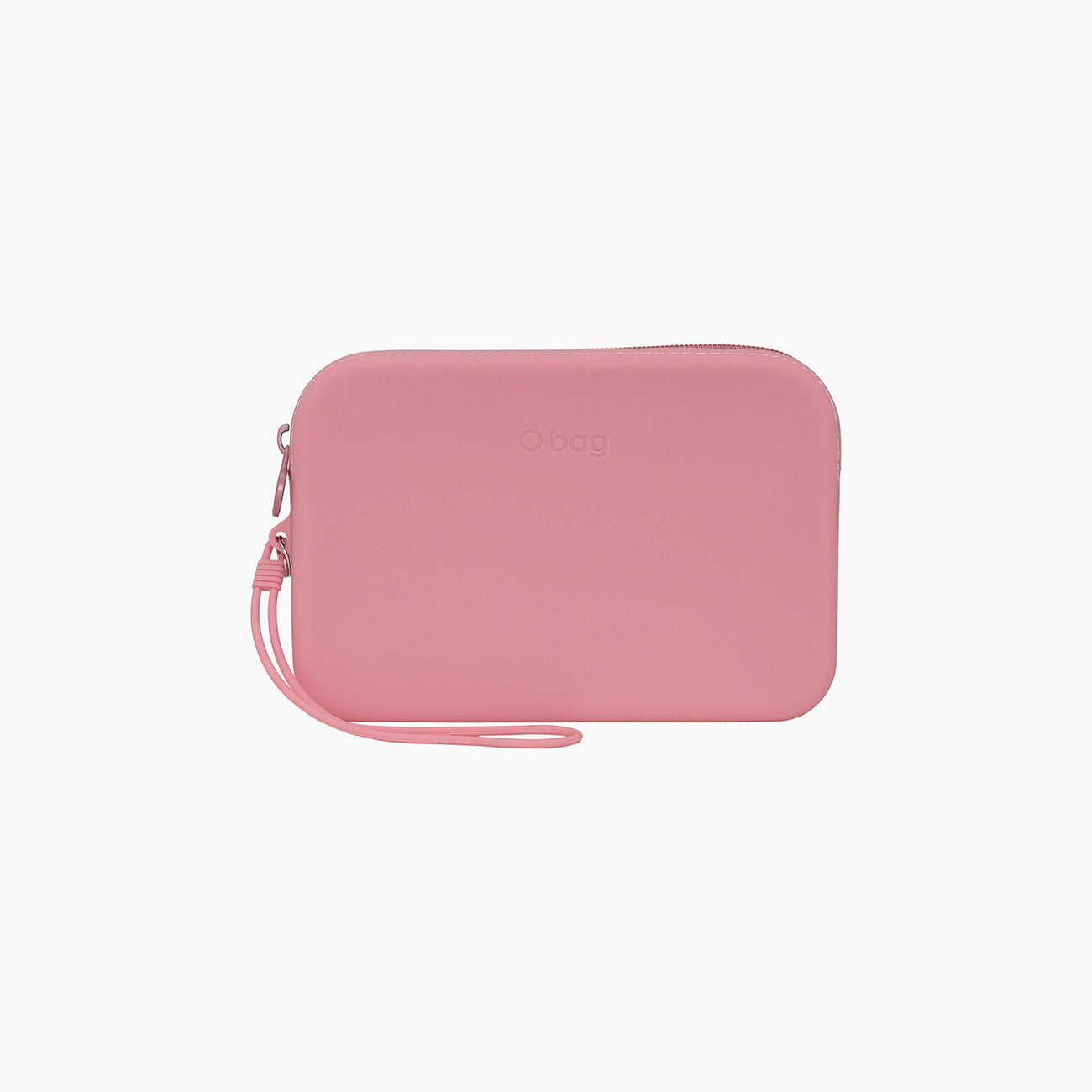 Accessory Pouch With Zip And Short Handle O Bag Fiesta Silicone Blush