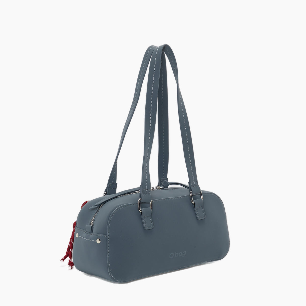 Borsa Completa Con Chiusura Zip E Tasche O Bag Bauletto Iris Tessuto Gommato New Carta Da Zucchero