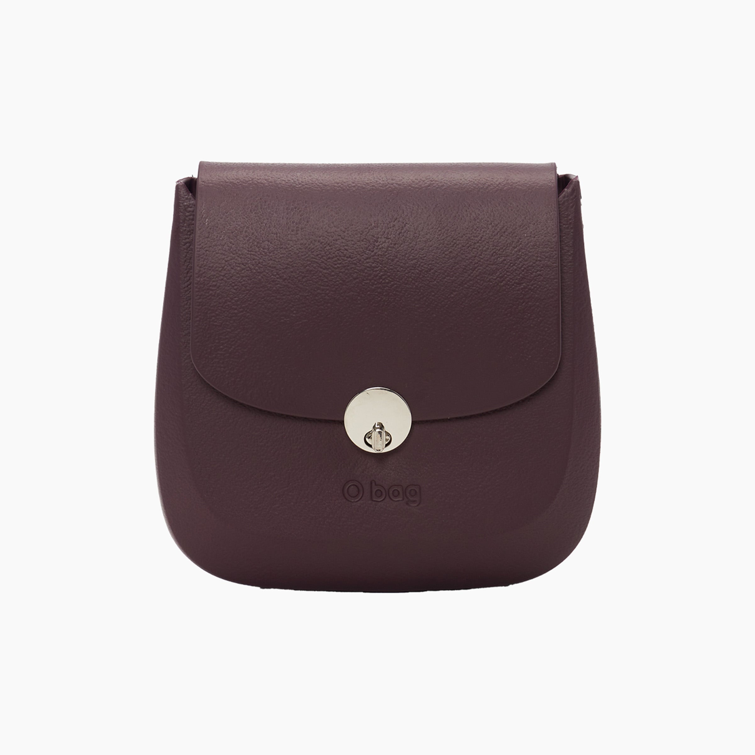 Scocca con pattina chiusura girello O bag chase burgundy