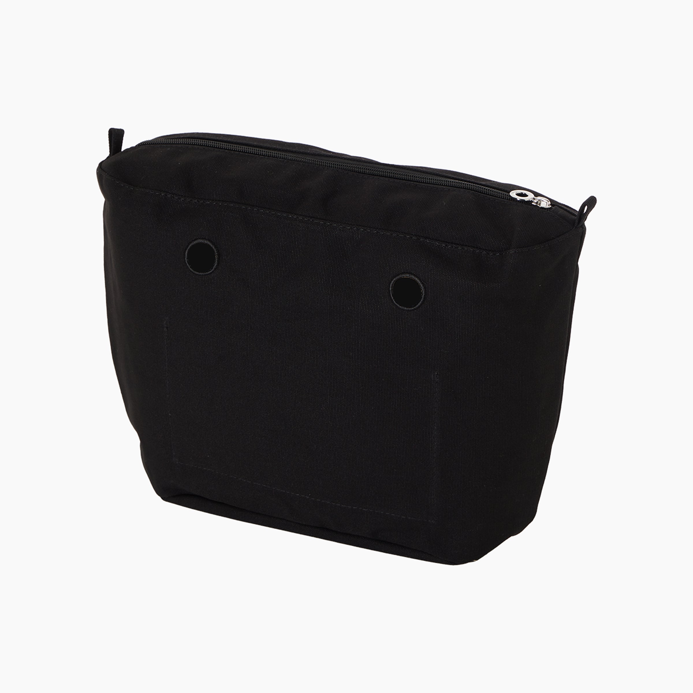 Sacca interna nera O bag tessuto canvas