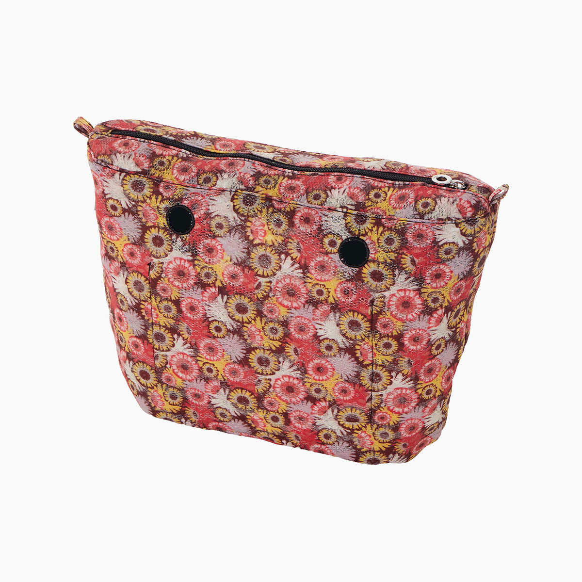 Inner Zip Bag O Bag Fabric Lace Bloom Black