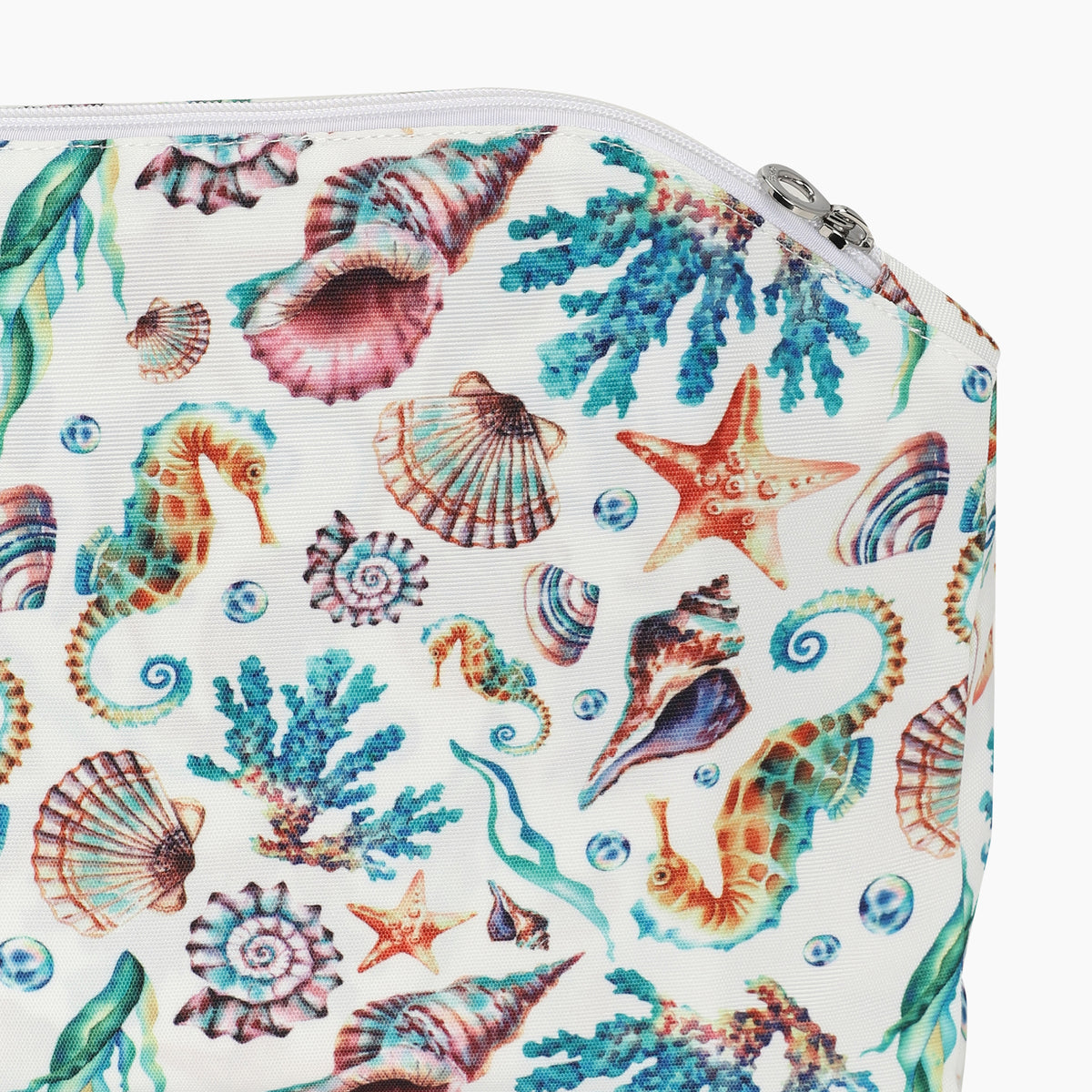 Sacca interna zip O bag Unique tessuto cavalluccio marino multicolor
