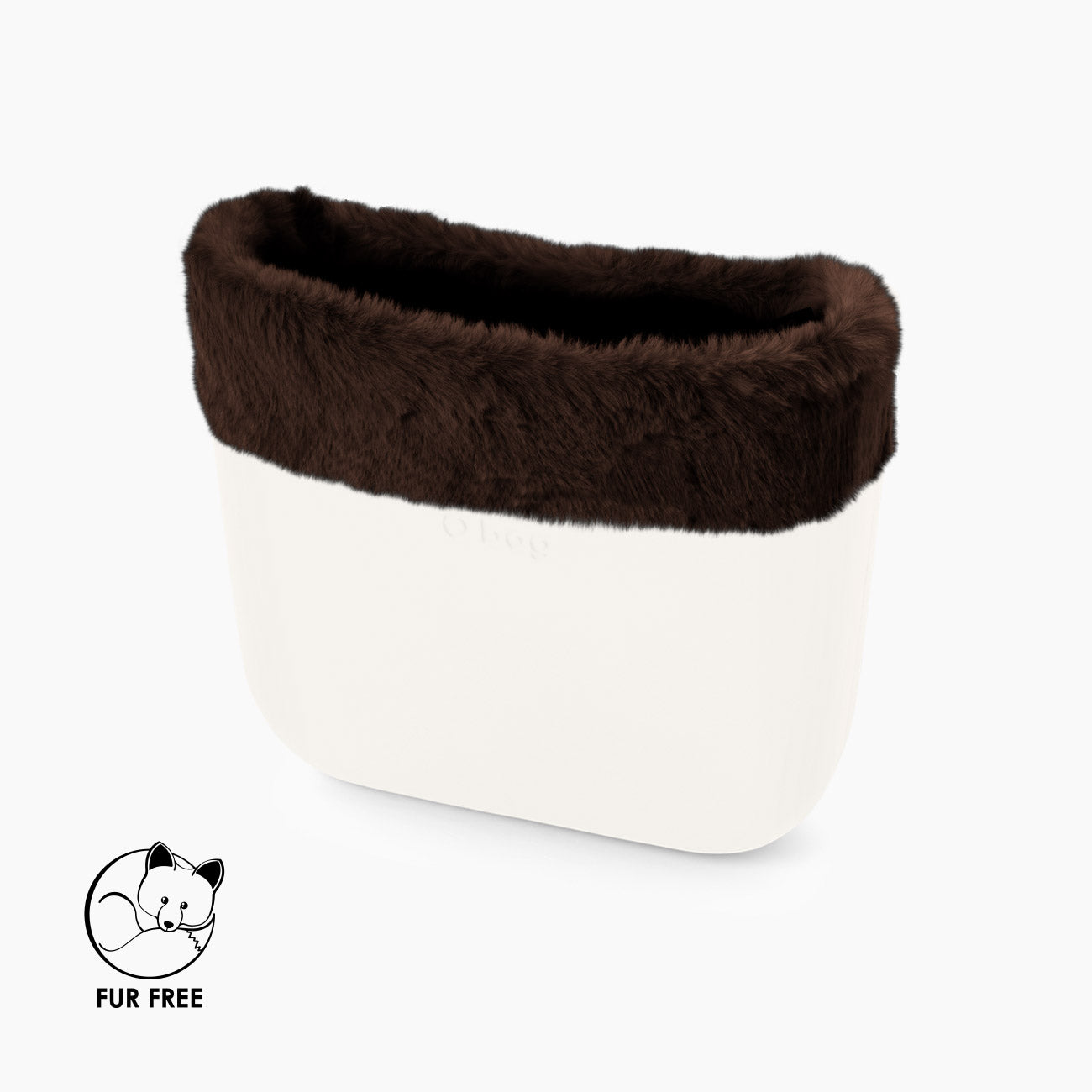 Borte O Bag Mini Synthetikfaser Lapin Rex Schokolade