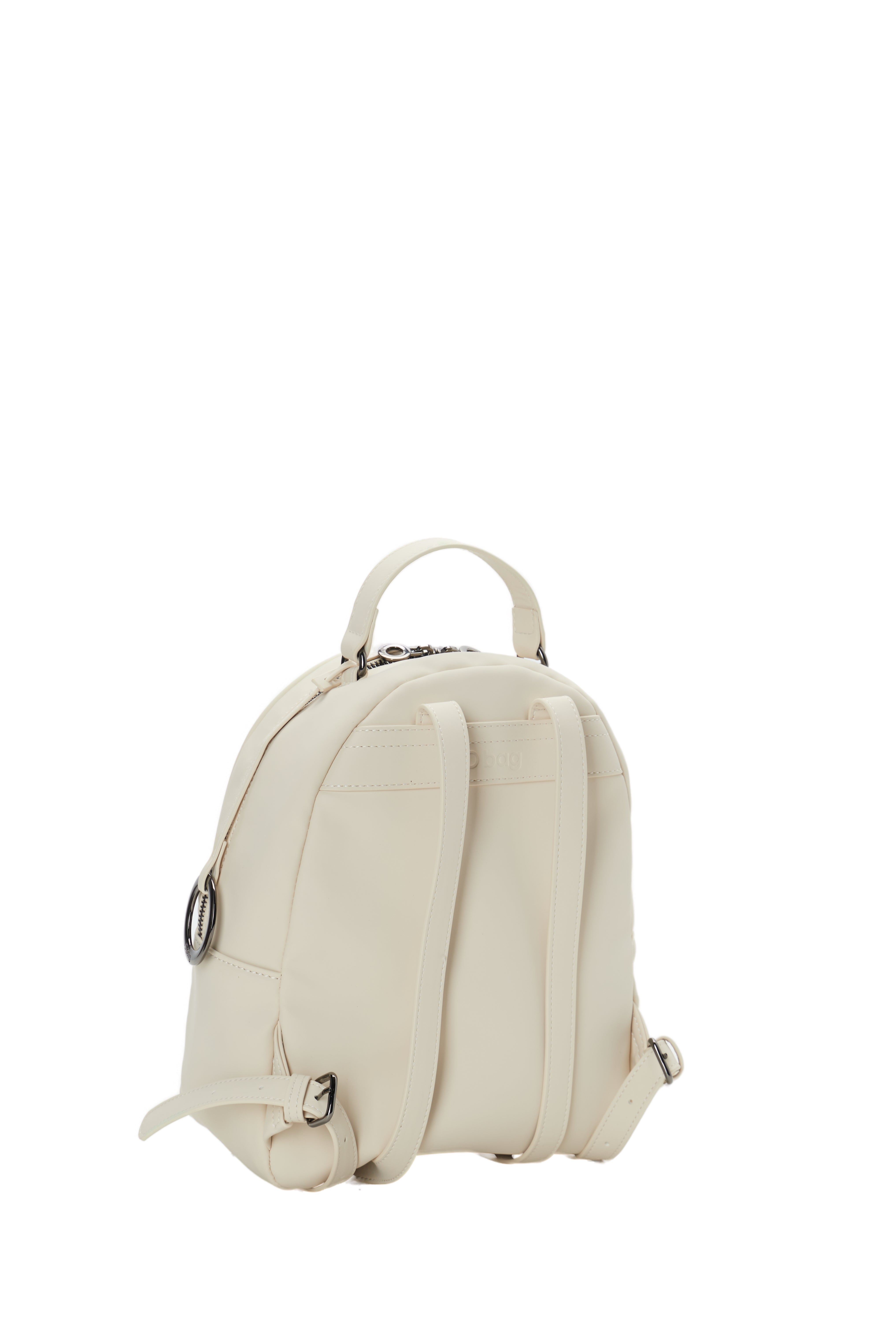Sac À Dos Complet Avec Fermeture Éclair Et Poche O Bag Thuile Tissu Gommé Beurre