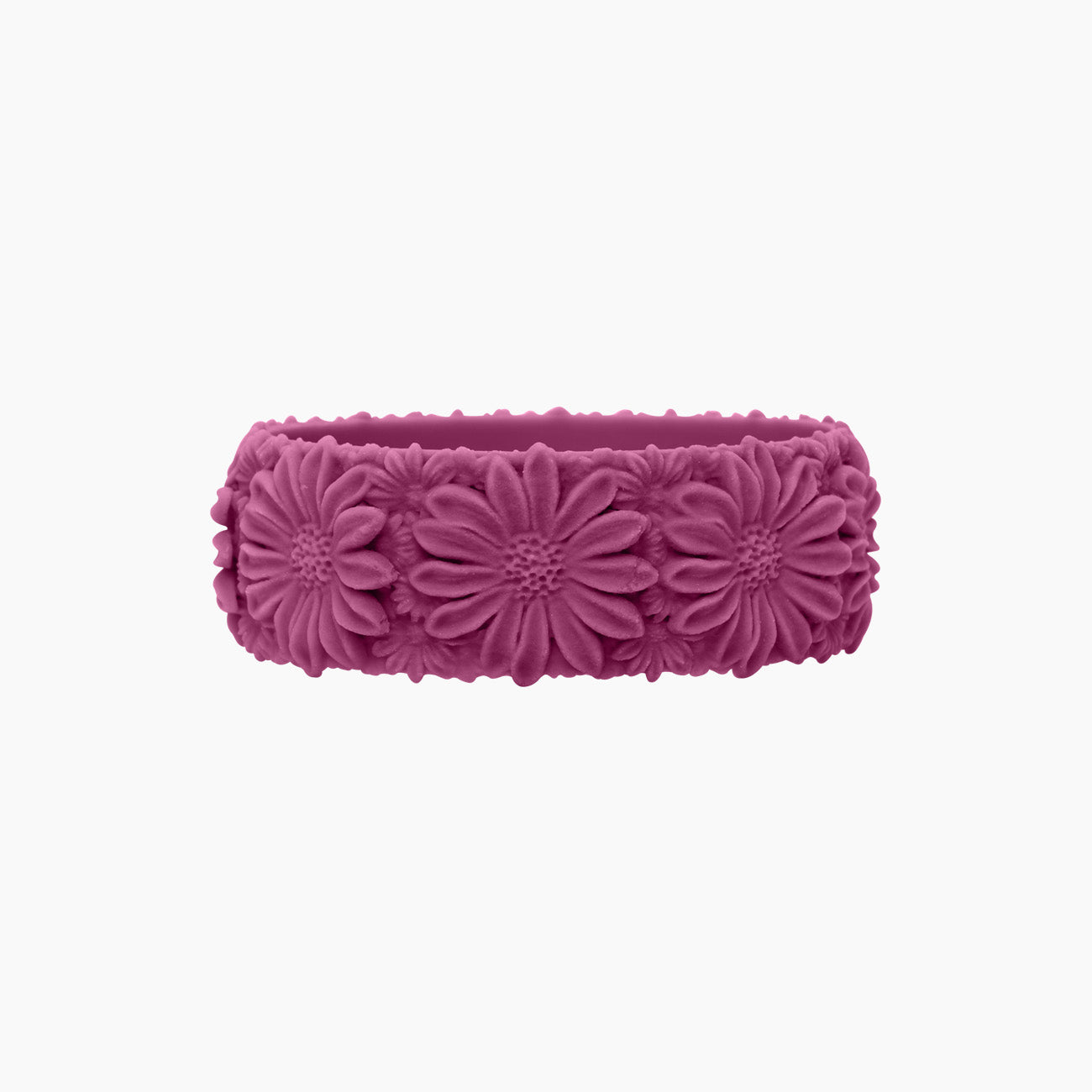 O Bracelet Daisy Big Silicone Violetto