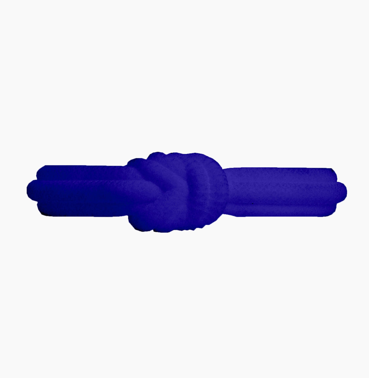 O Bracelet Knot Single Silicone Blu Elettrico