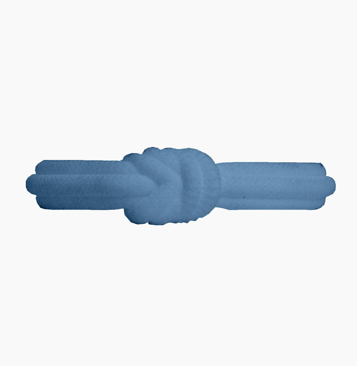 O Bracelet Knot Single Silicone Blu Pastello