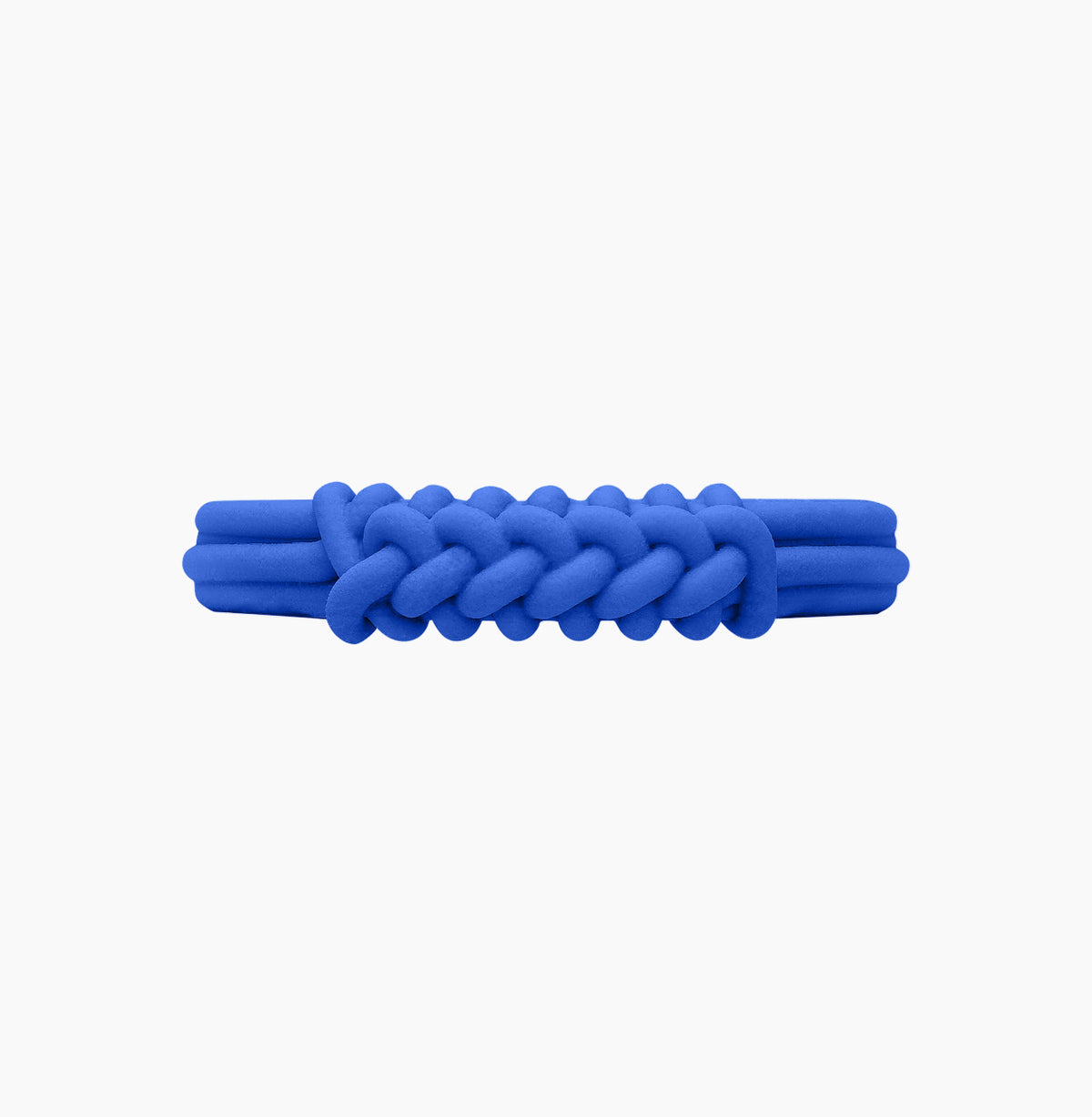 O Bracelet Knot Double Silicone Blu Elettrico