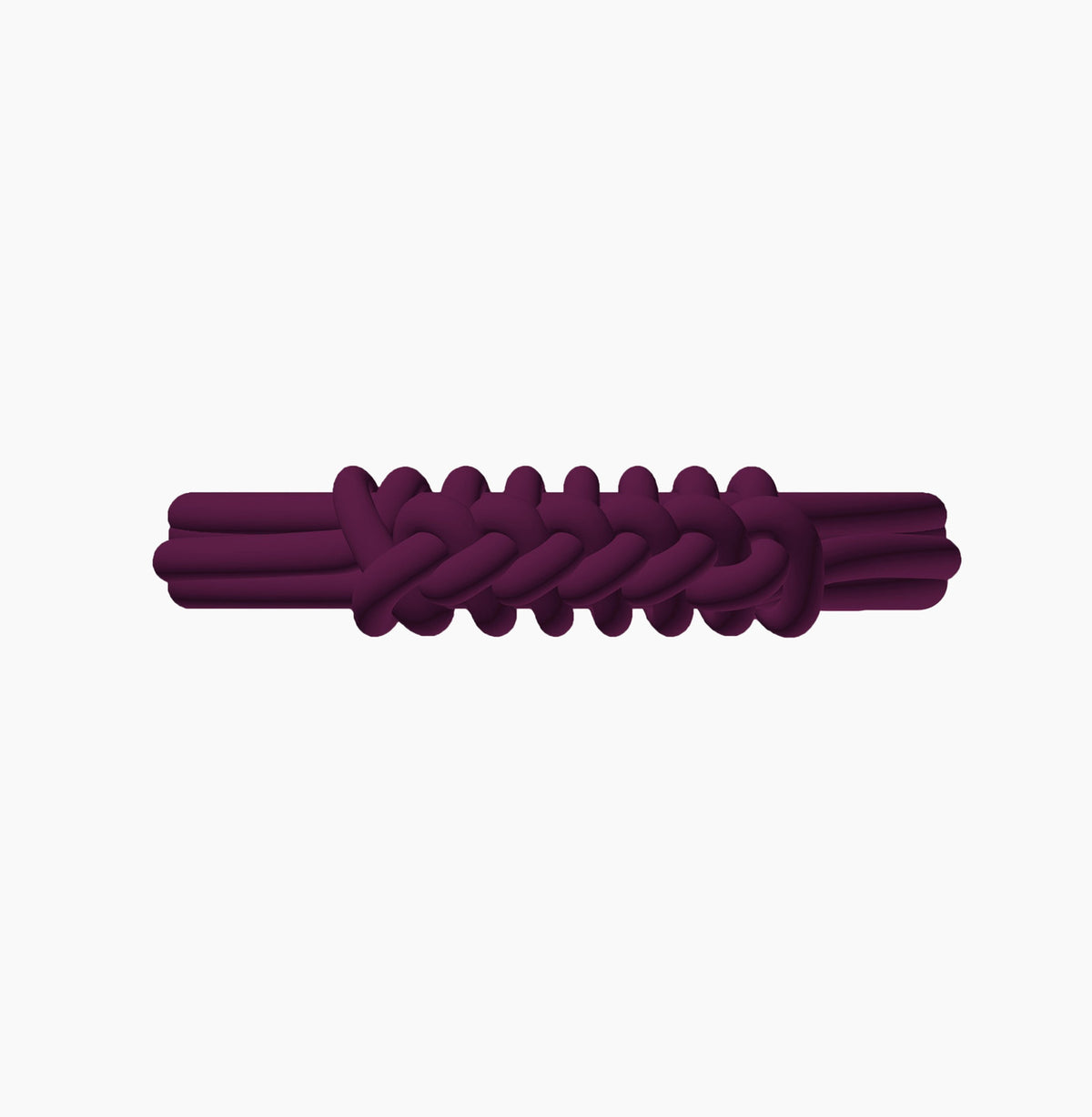O Bracelet Knot Double Silicone Bordeaux