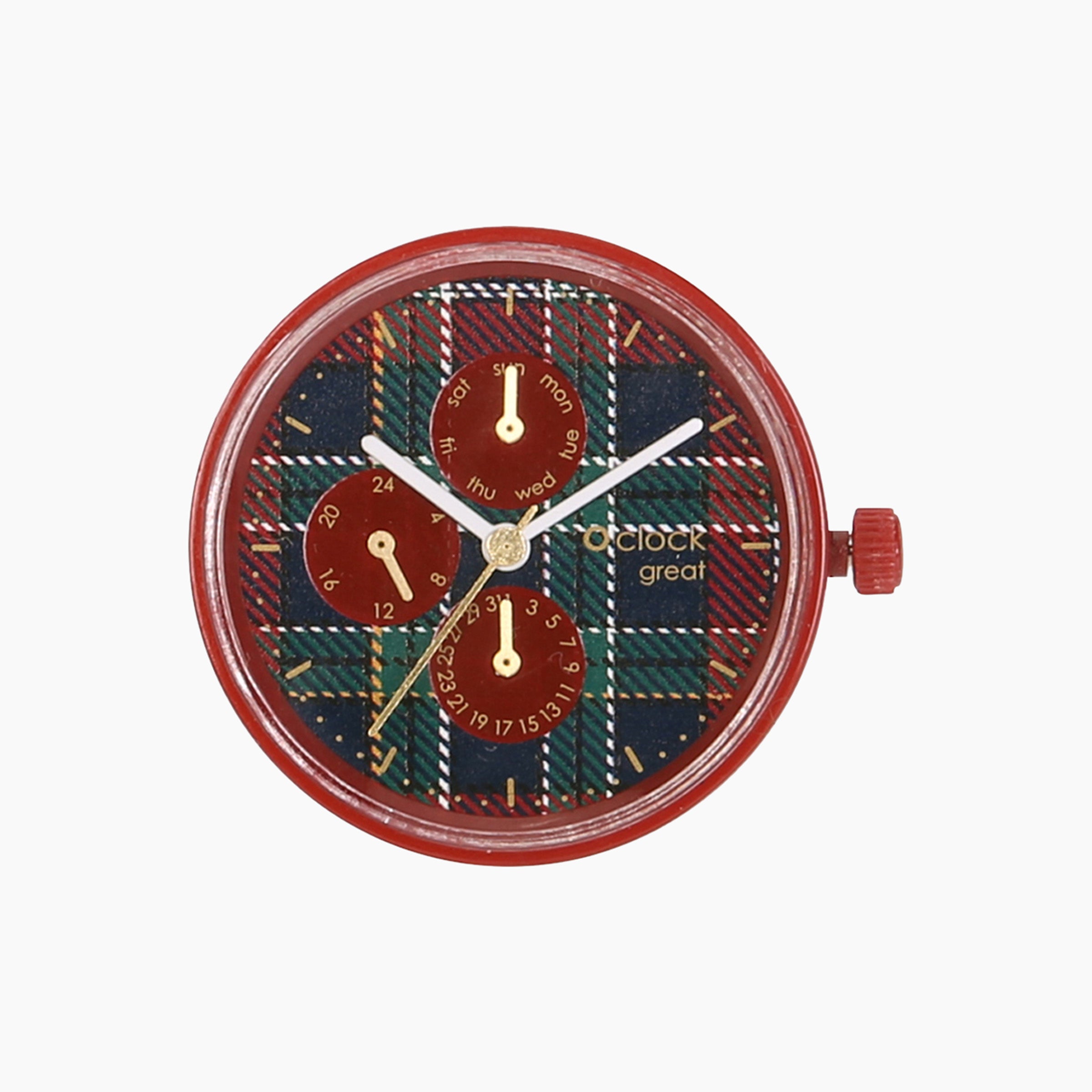 Mechanismus Great Royal Ascot Tartan Date Bordeaux