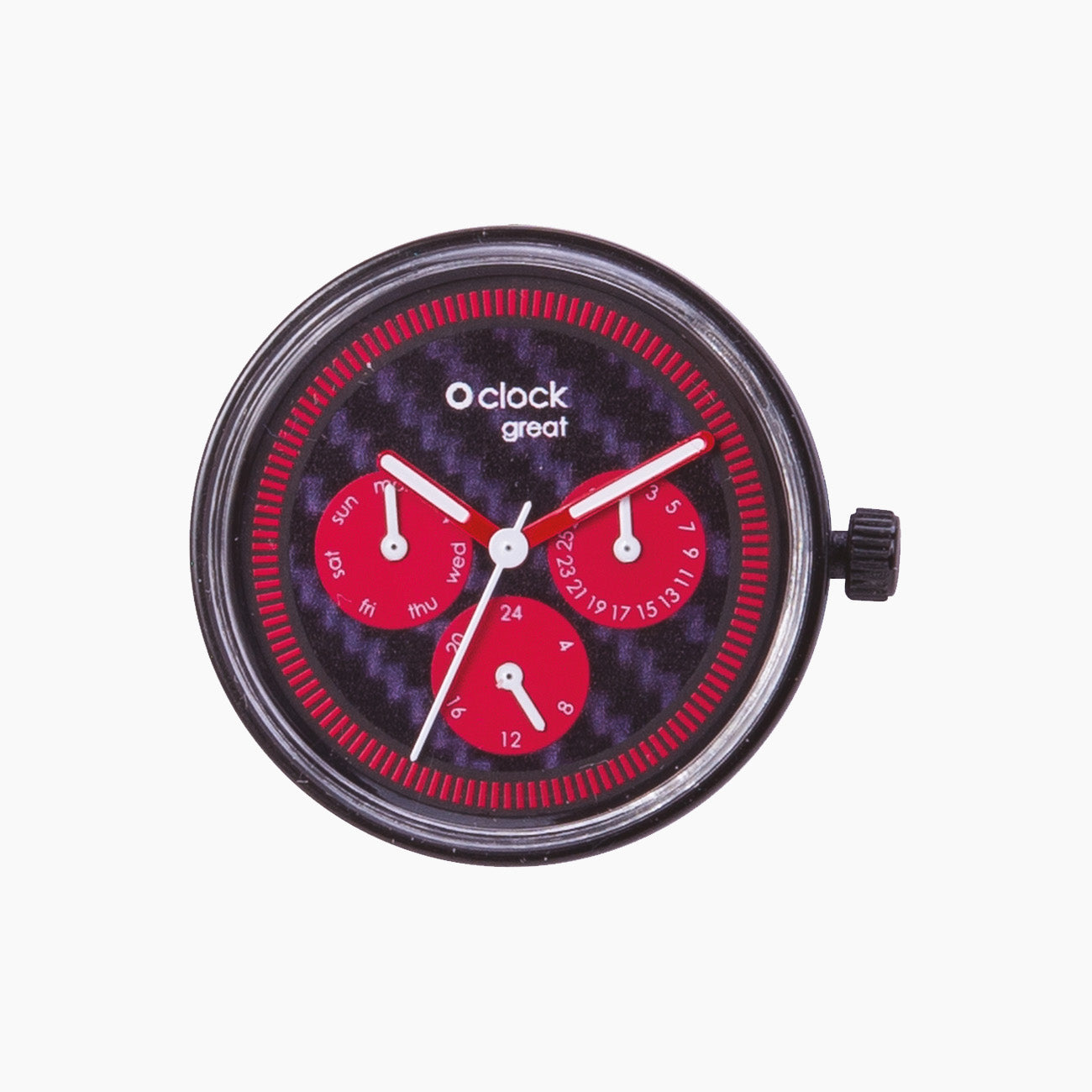Mechanism Great Day Time Carbon Red