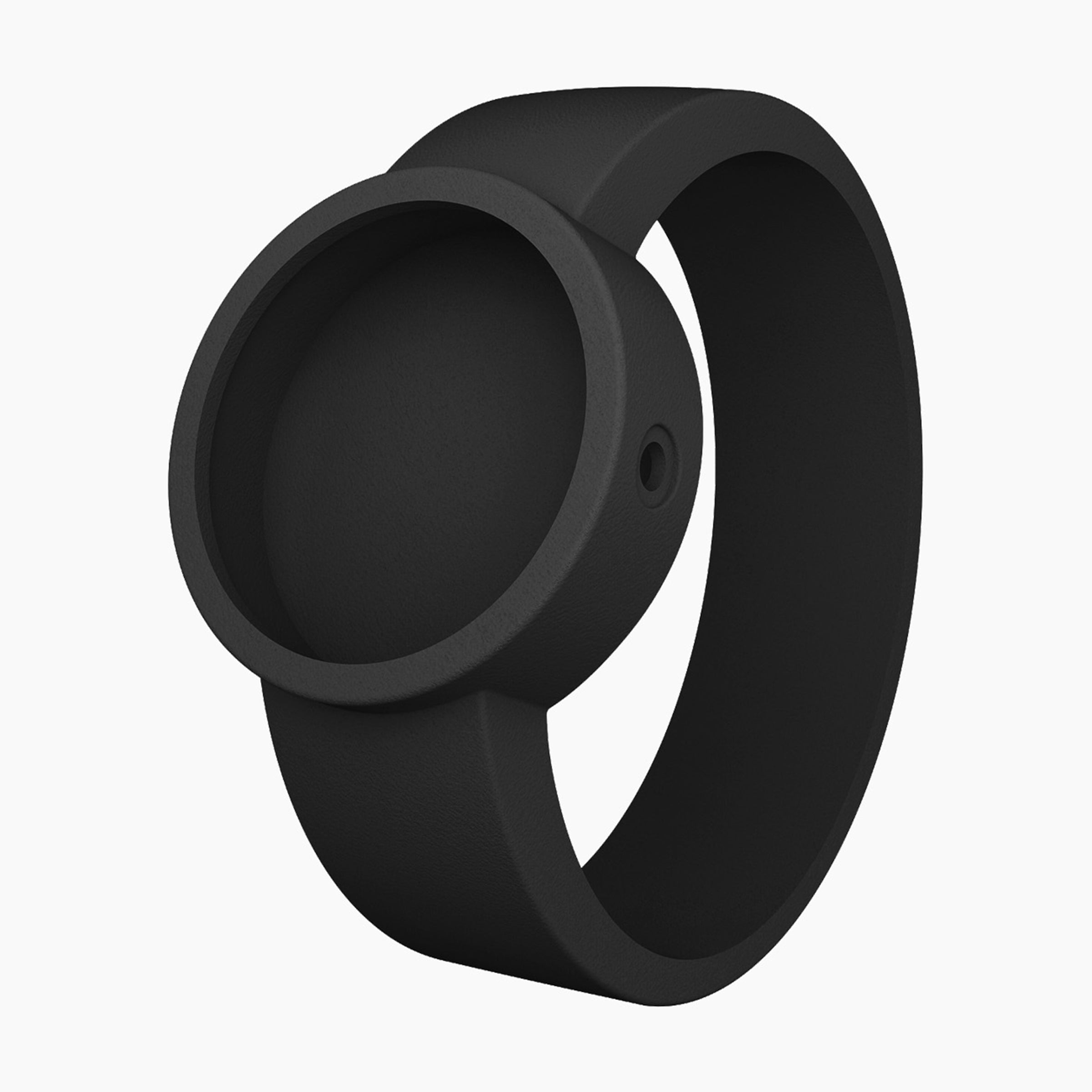 O Clock Armband Cover Silikon Schwarz