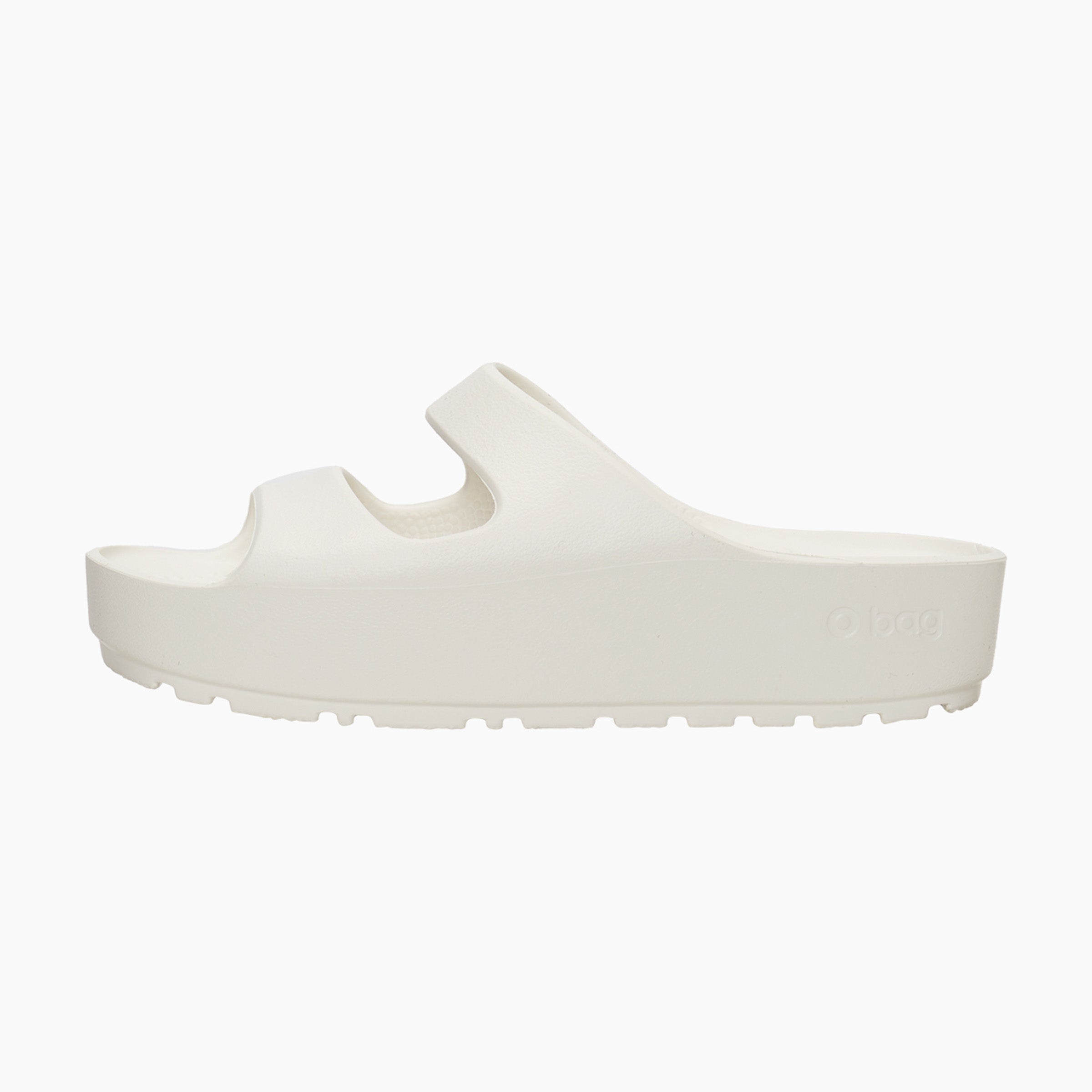 O shoes high de mujer color leche