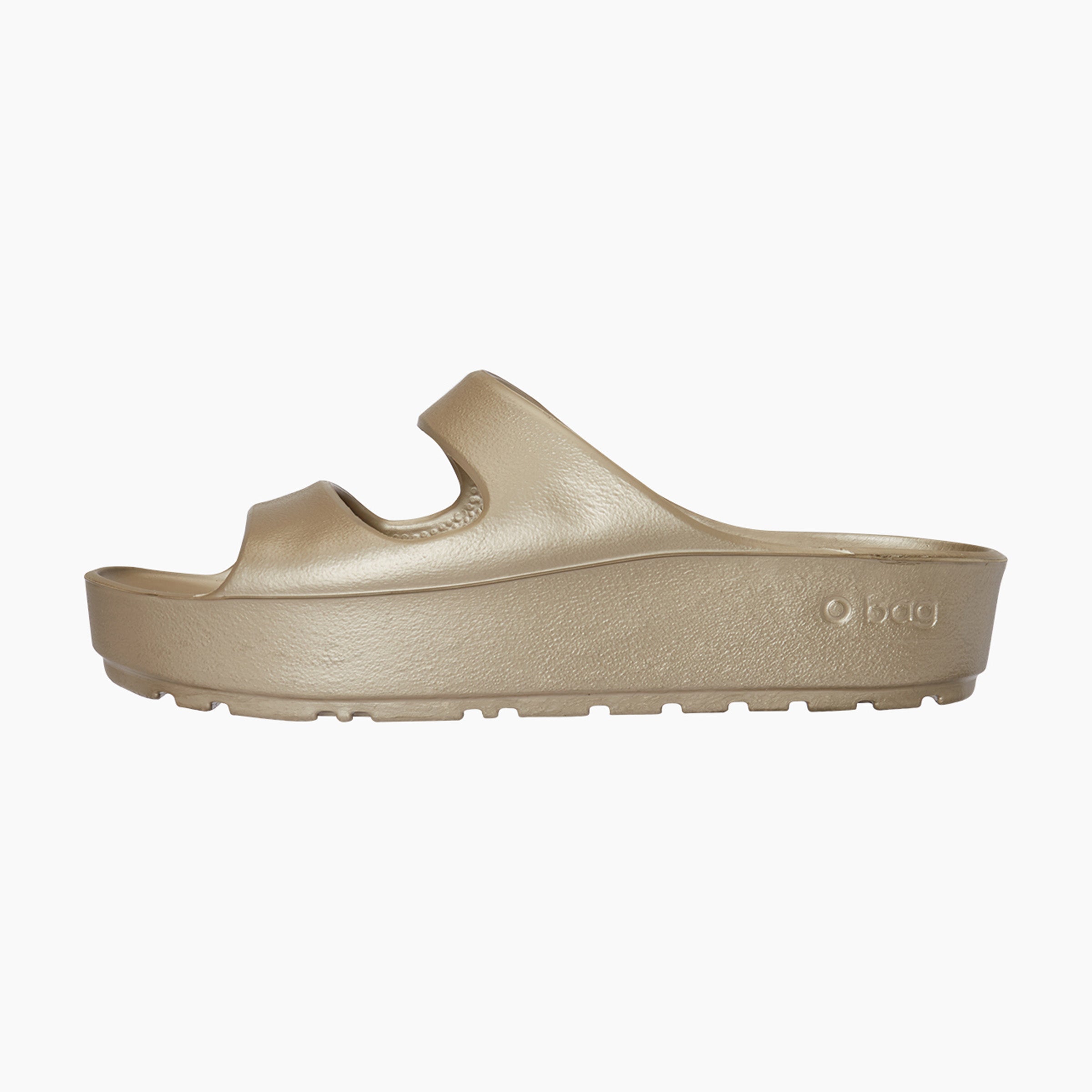 O shoes high sabbia metal