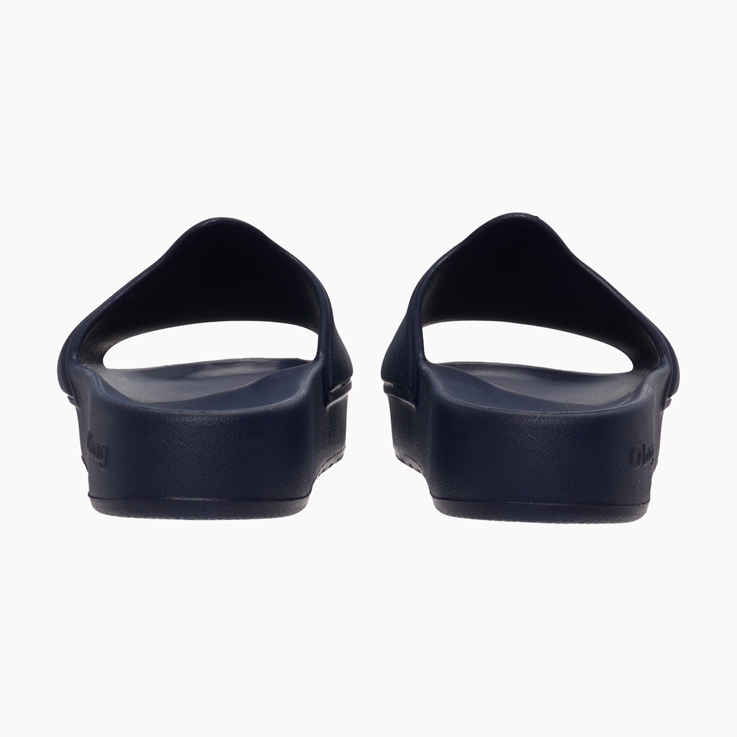 O slippers logo ciabatta donna blu navy