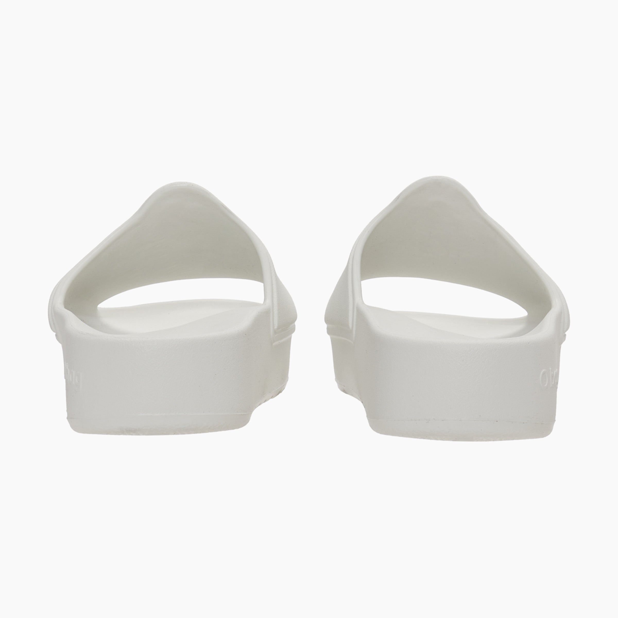 O slippers logo ciabatta donna latte