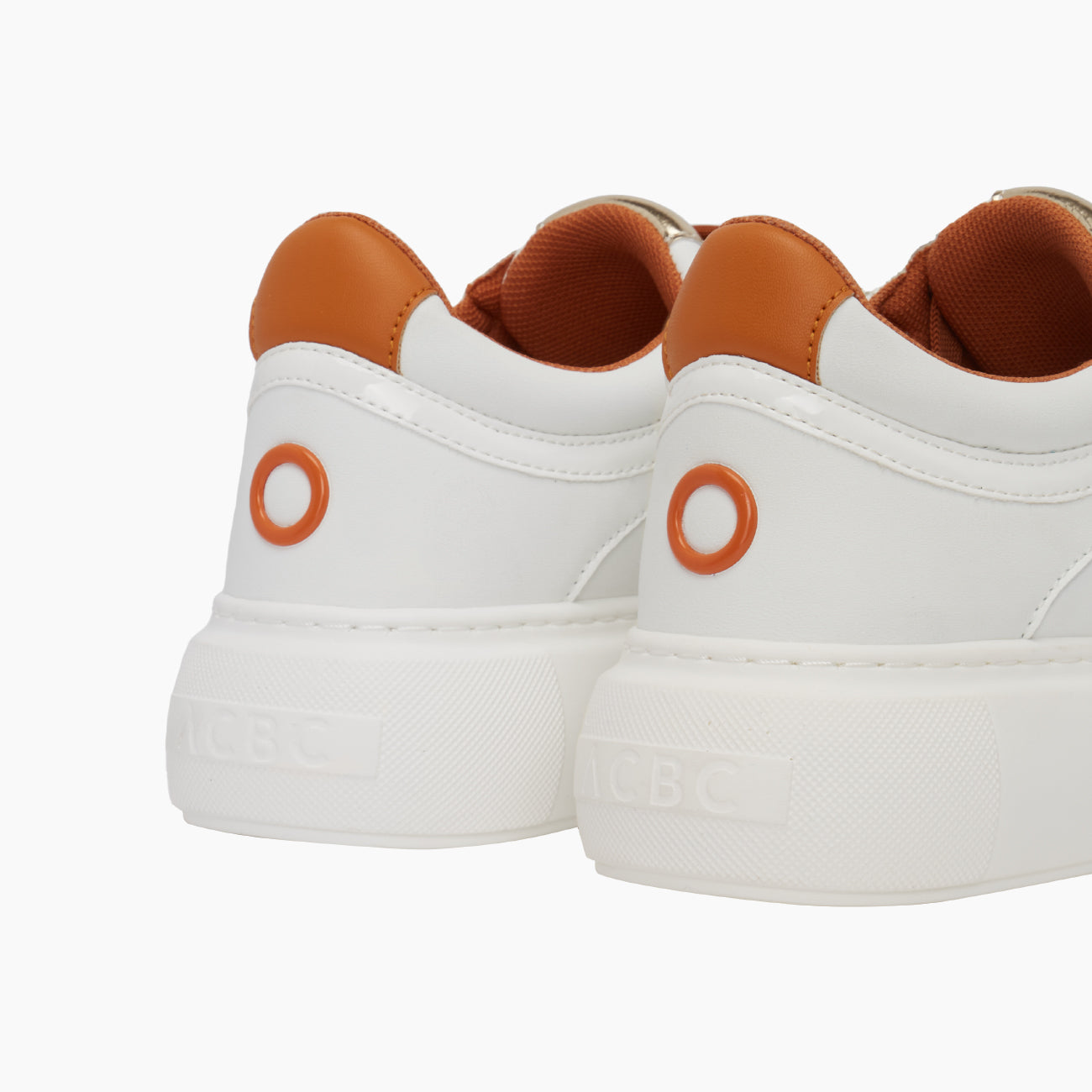 O sneakers London bianco e bruciato