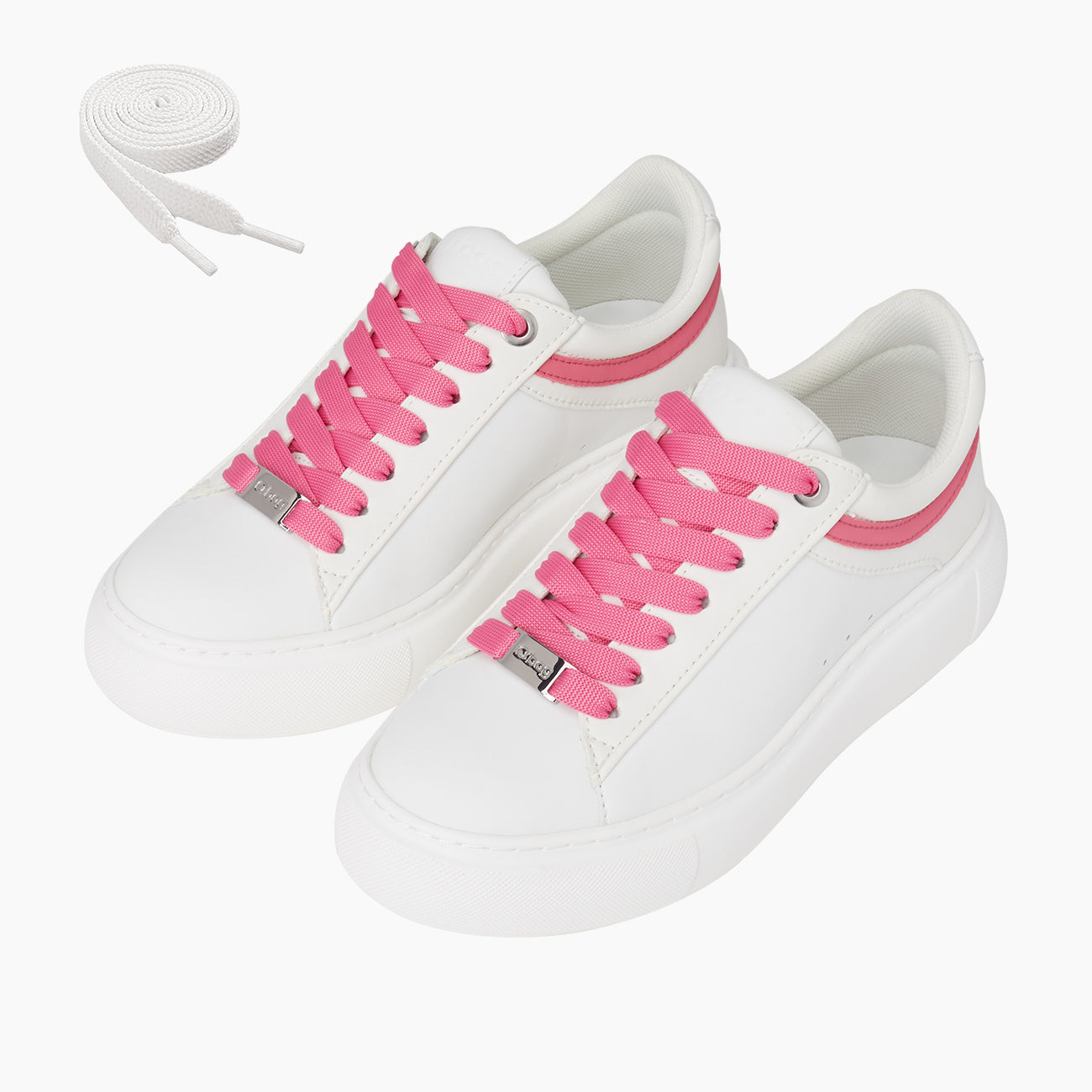 O sneakers Rio bianco e rosa