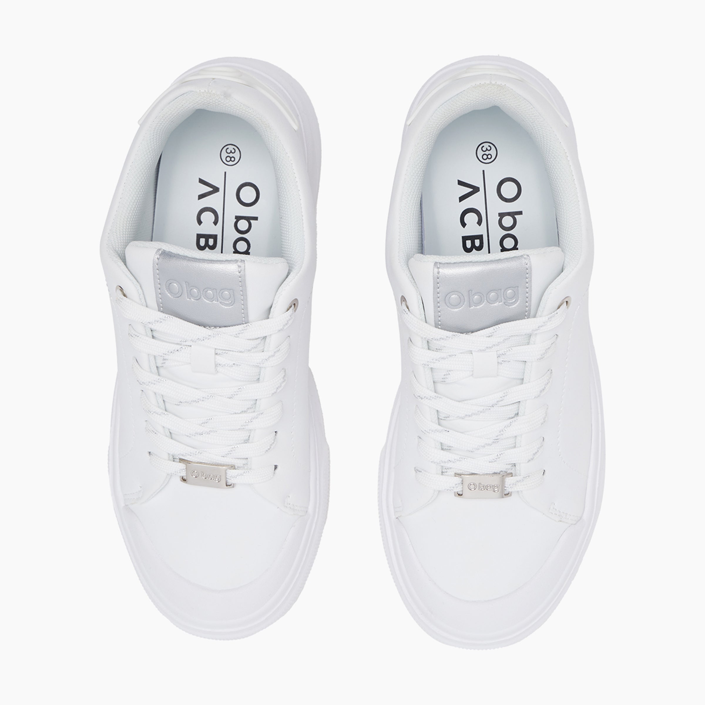 Sneaker Mujer White Recycled Materials Blanco/Blanco