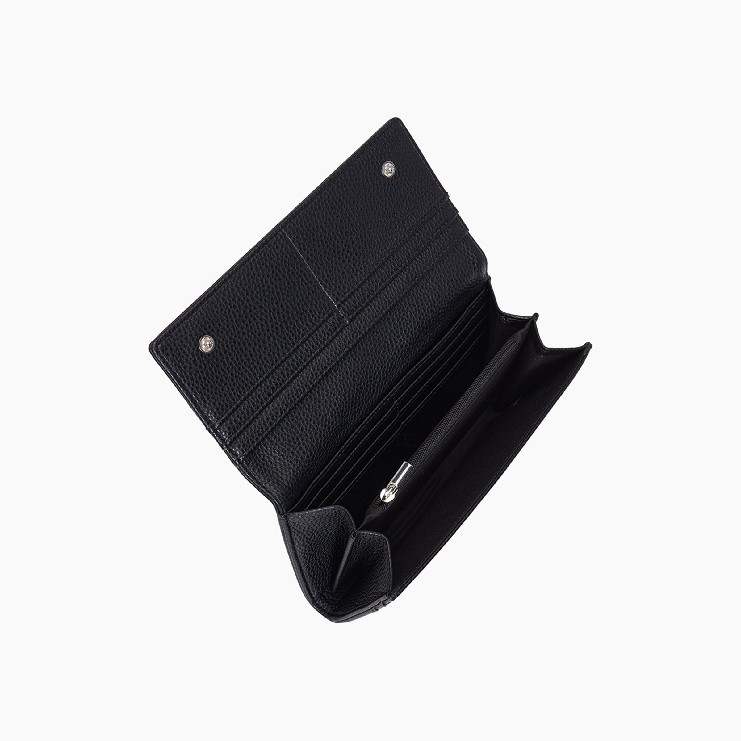 Portafoglio grande O bag clubby nero