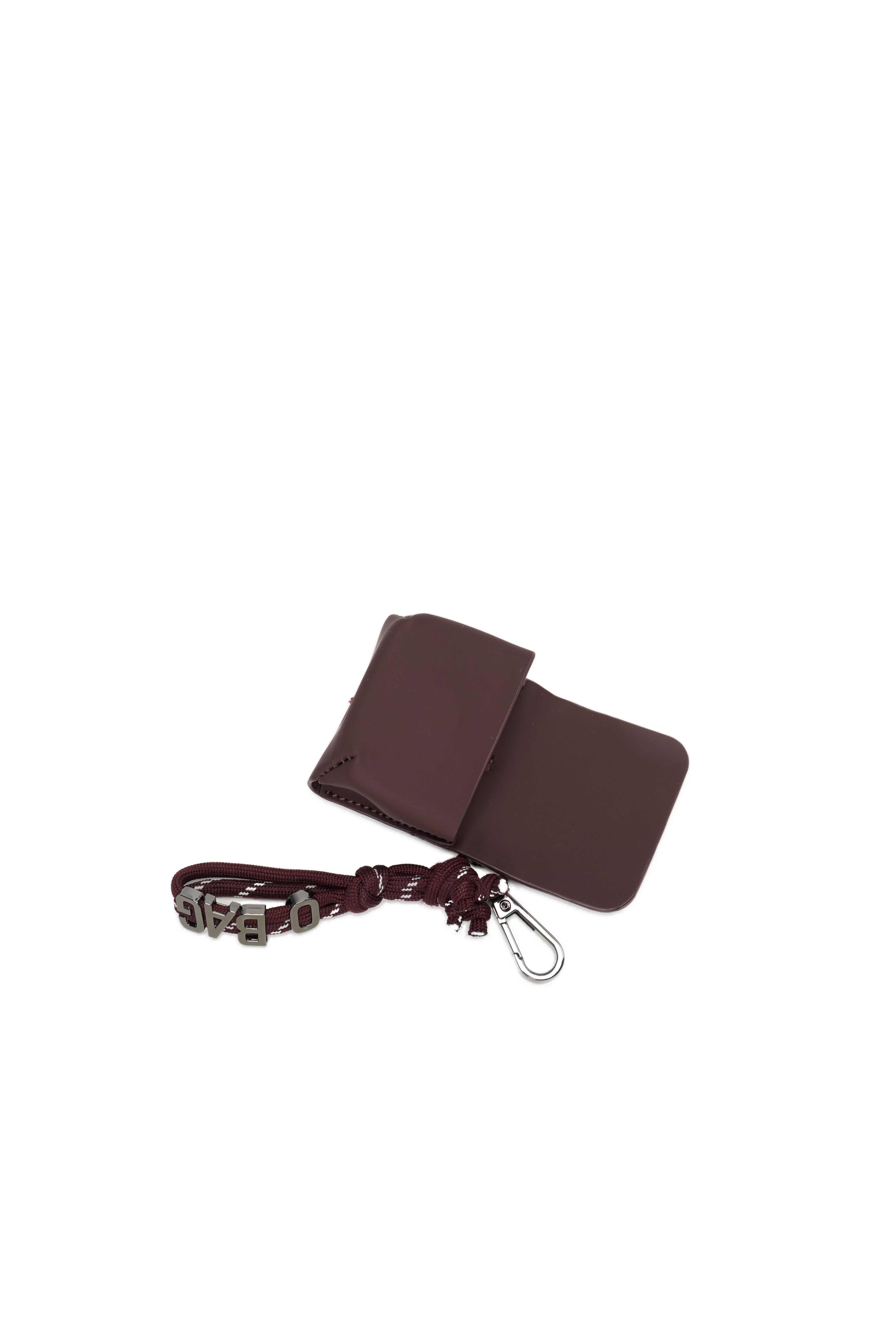 Accesorio Charms Pods Con Mosquetón O Bag Crocus Tejido Engomado Burdeos