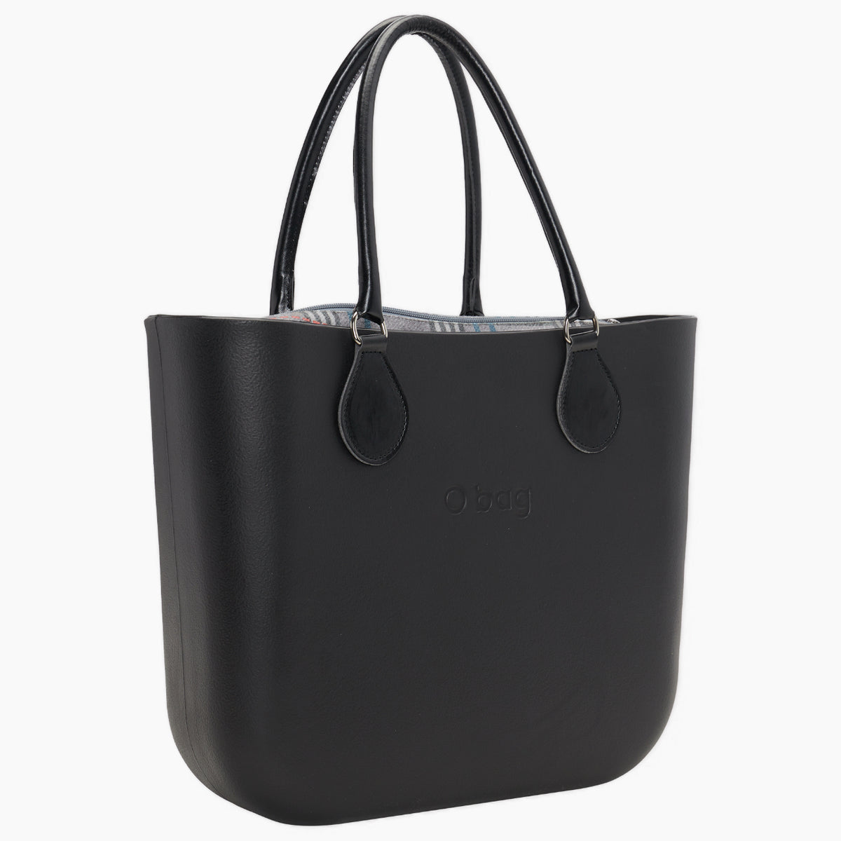 O Bag Completo con Asa Midi y Bolsa Interior de Tejido Scottish Dark