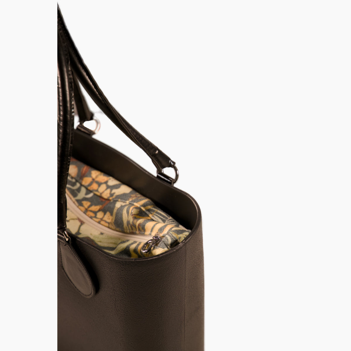 O Bag Mini Completo con Asa Midi y Bolsa Interior de Tejido Vanila Rose