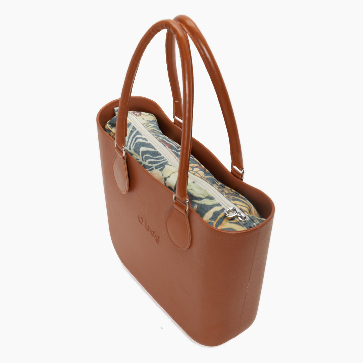 Borsa Composta O Bag Mini Manico Midi E Sacca Tessuto Vanila Rose Brioche