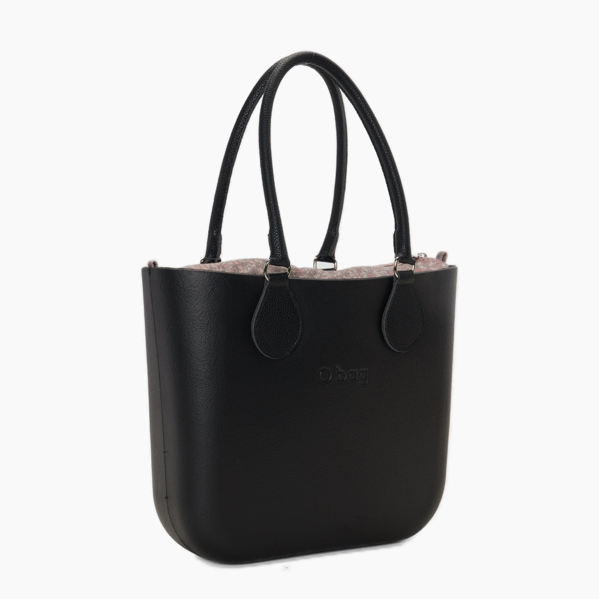 Borsa Composta O Bag Mini Manico Midi E Sacca Tessuto Bouquet D'Autunno Nero