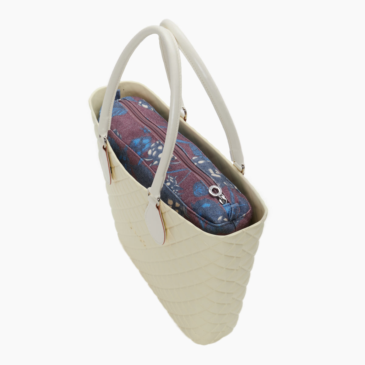 Sac Composé O Bag Urban Midi Anse Midi Et Sac Intérieur Tissu Wild Berries Vanille