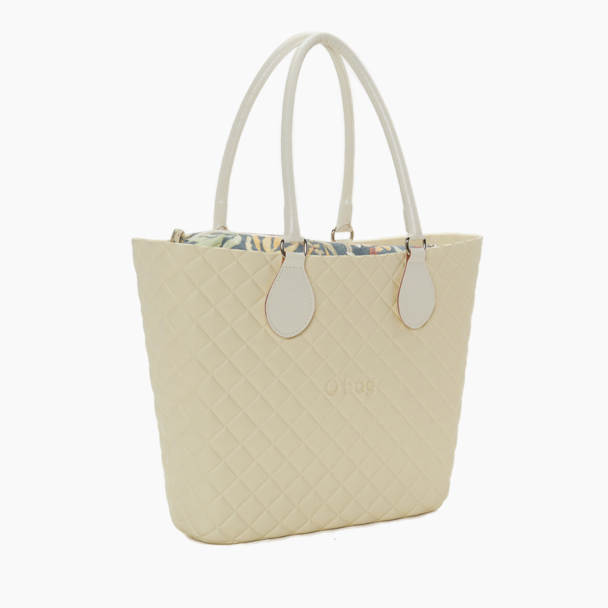 Bolso Compuesto O Bag Urban Midi Asa Midi Y Bolsa Interior Tejido Vanilla Rose Vainilla