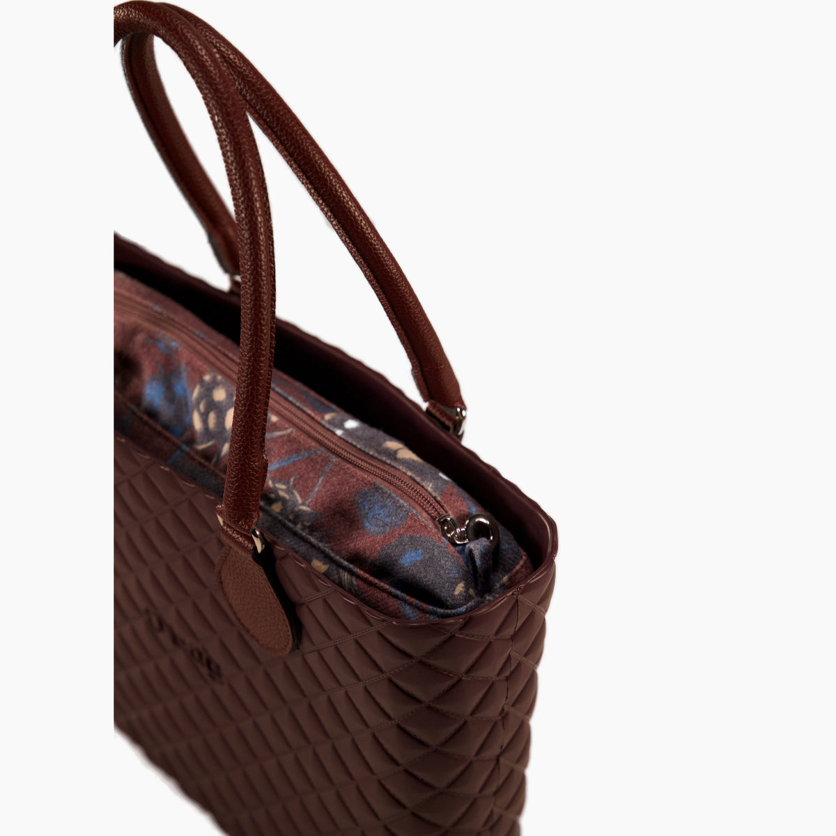 Borsa Composta O Bag Urban Midi Manico Midi E Sacca Tessuto Wild Berries Berry