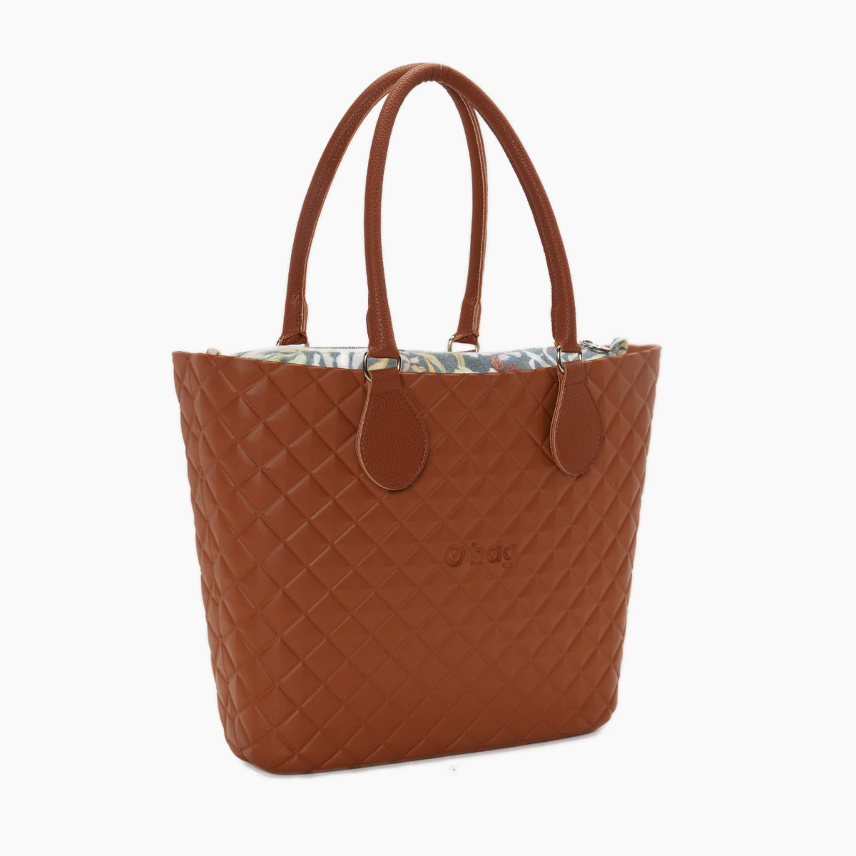Sac Composé O Bag Urban Midi Anse Midi Et Sac Intérieur Tissu Vanilla Rose Brioche