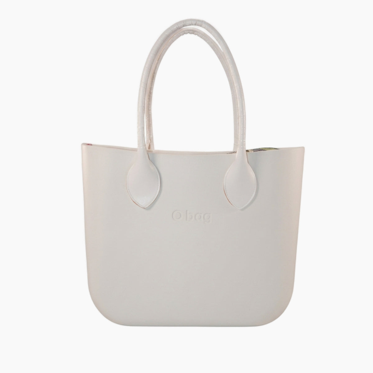 O Bag Completo con Asa Larga en Forma de Corazón y Bolsa Interior de Tejido Passiflora