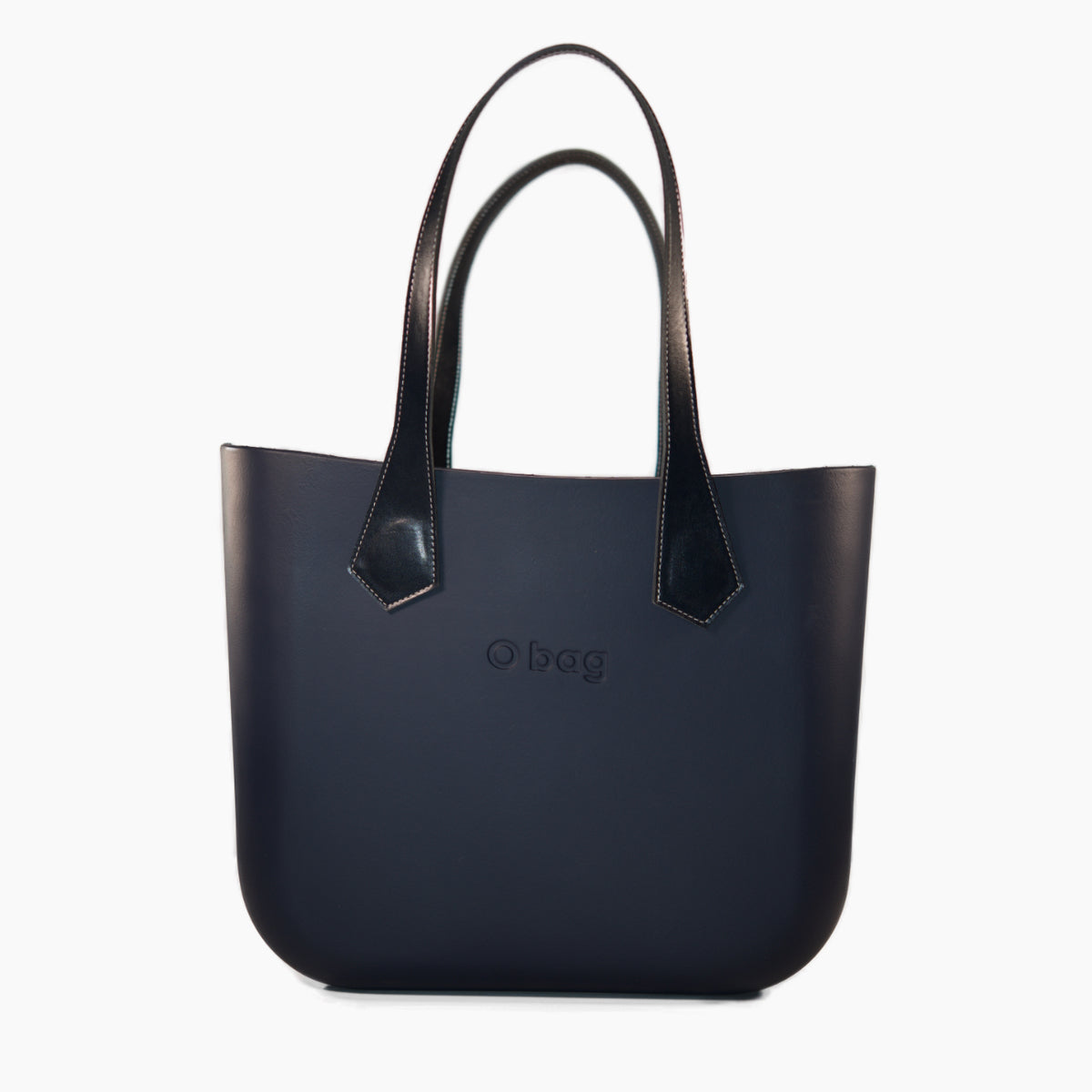 O Bag Complet avec Anse Longue Pointue et Pochette Intérieure en Tissu Notturno