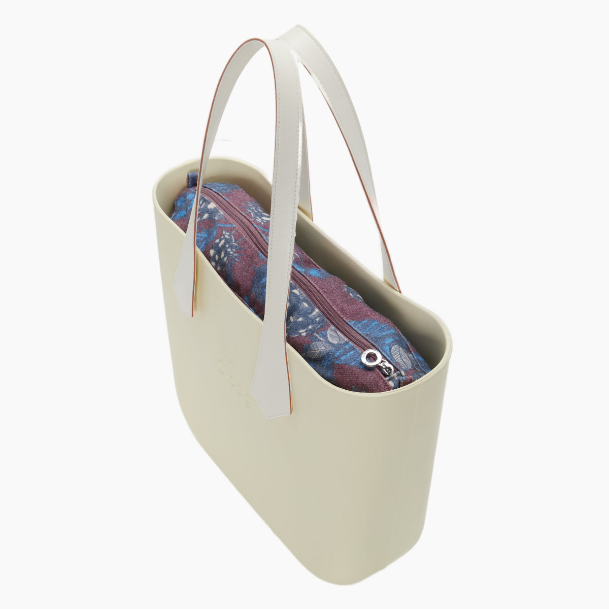 Assembled Bag O Bag Long Pointed Handle And Inner Bag Fabric Wild Berries Vanilla