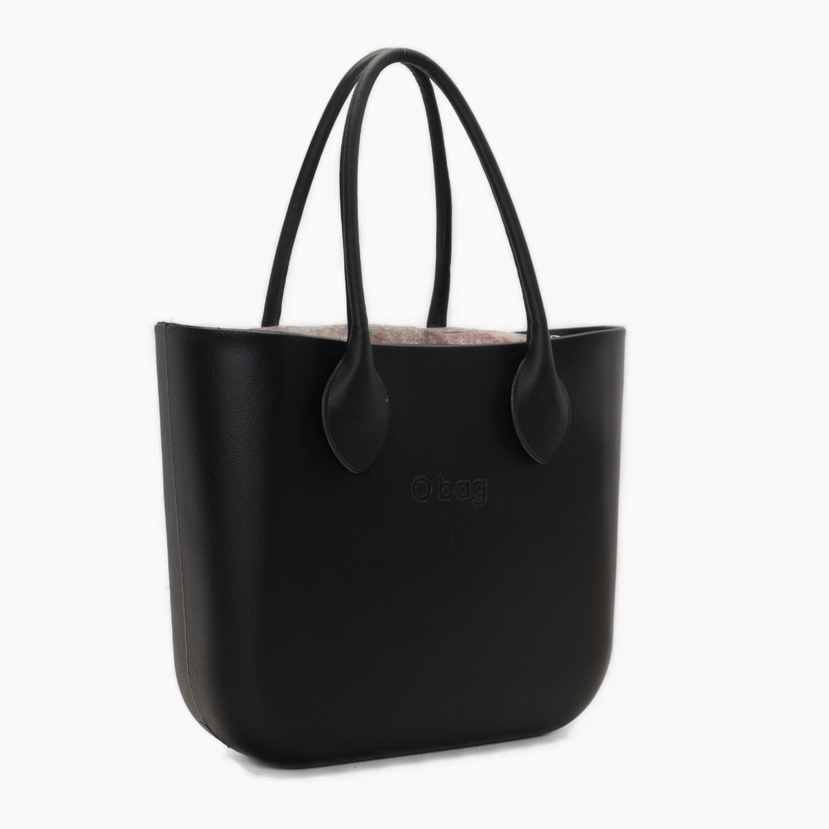 Borsa Composta O Bag Manico Lungo A Cuore E Sacca Tessuto Bouquet D'Autunno Nero
