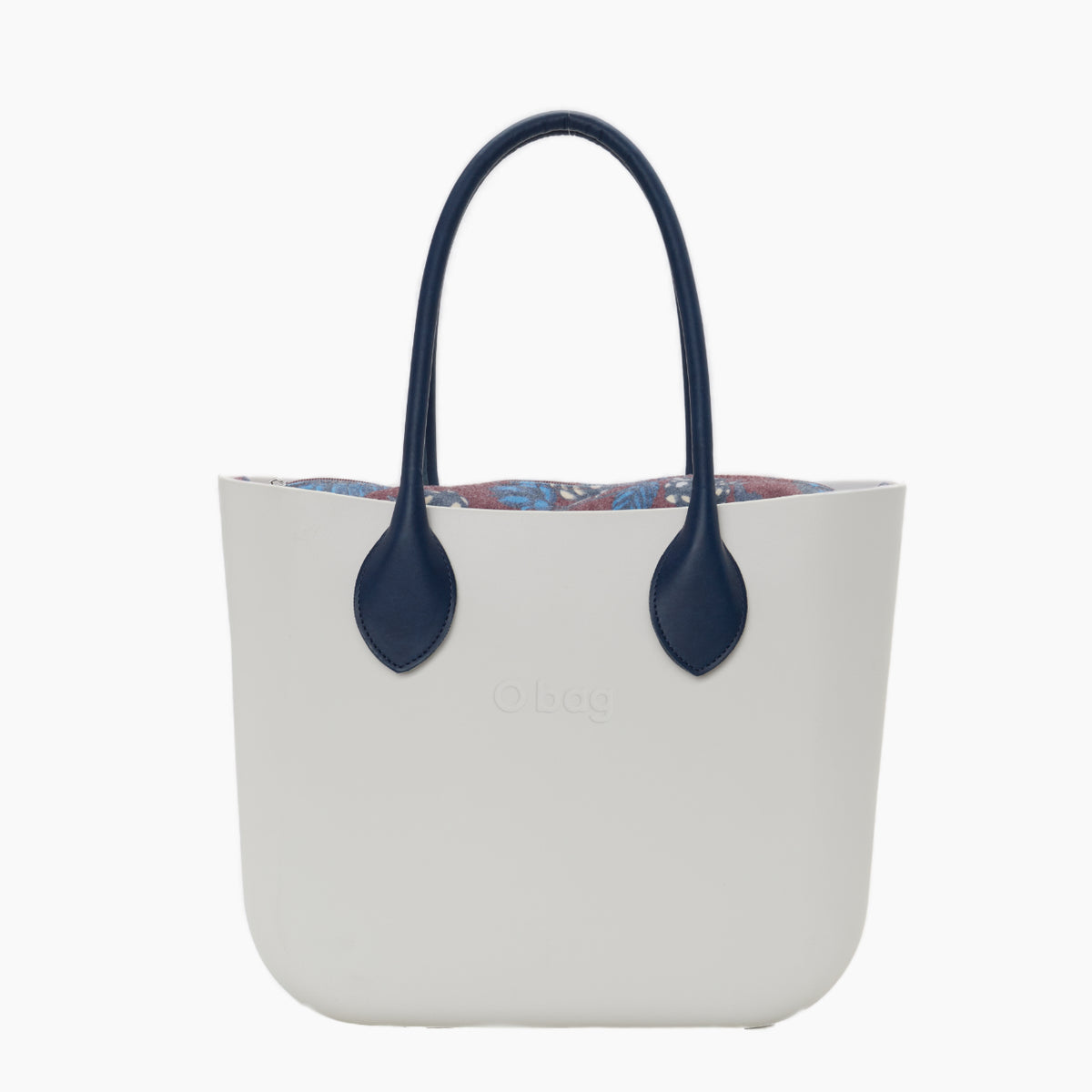 Borsa Composta O Bag Manico Lungo A Cuore E Sacca Tessuto Wild Berries