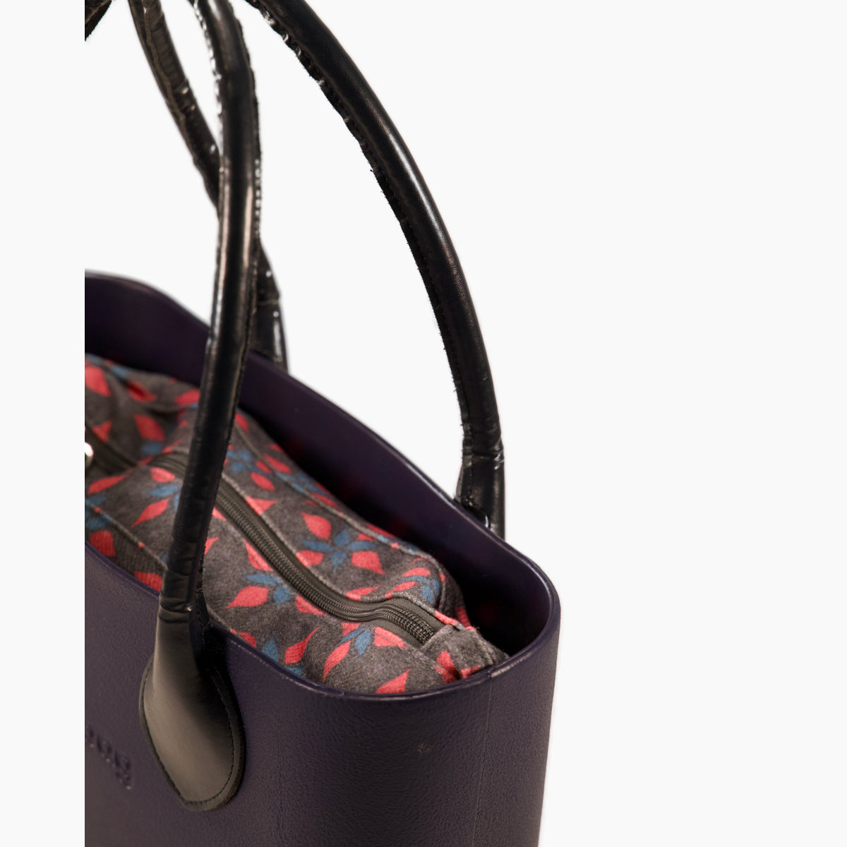 Borsa Composta O Bag Mini Manico Lungo A Cuore E Sacca Tessuto Wallpaper